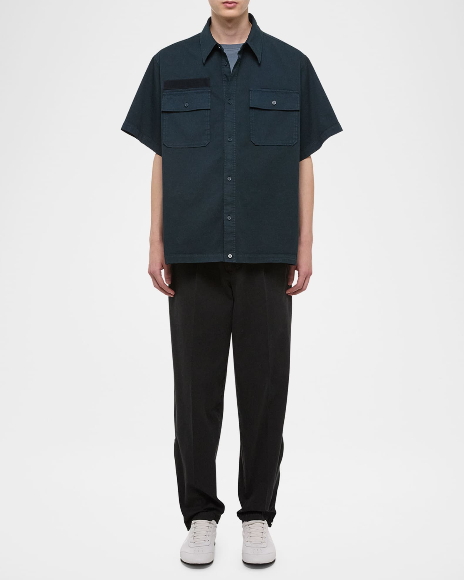 Men's Button-Down Uniform Shirt 1
