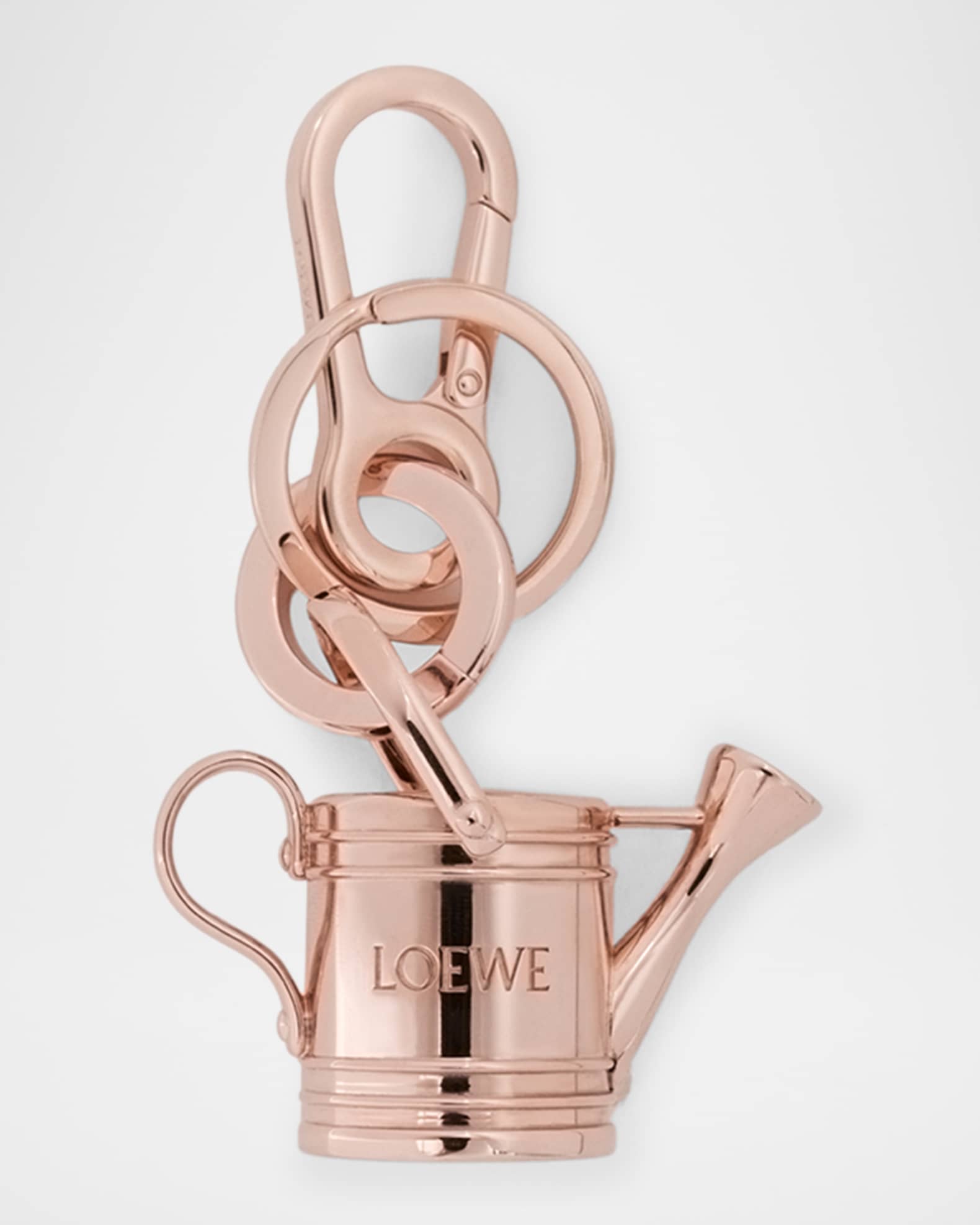 Loewe Watering Can Key Ring in Brass | Neiman Marcus