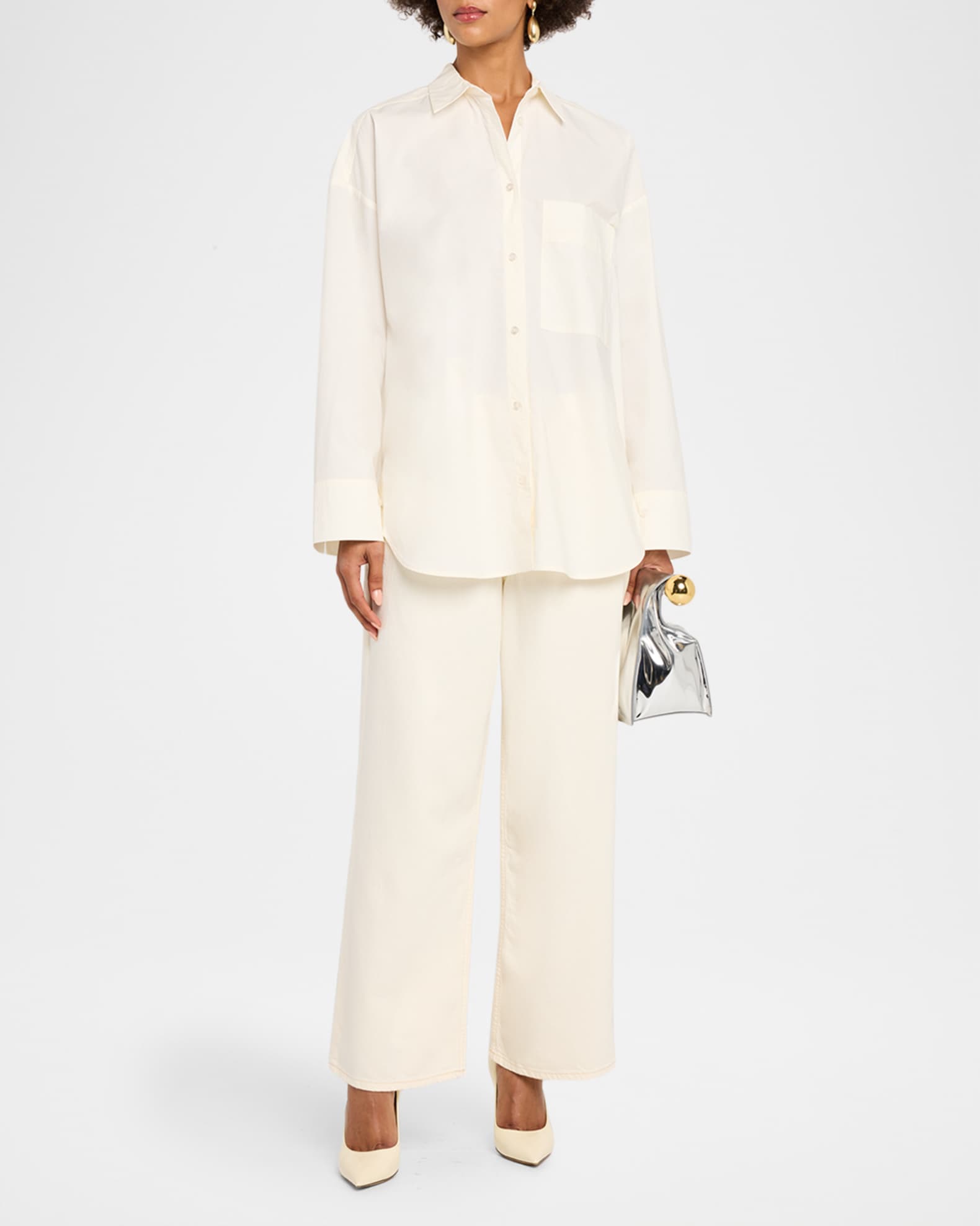 Derris Oversized Organic Cotton Shirt 1