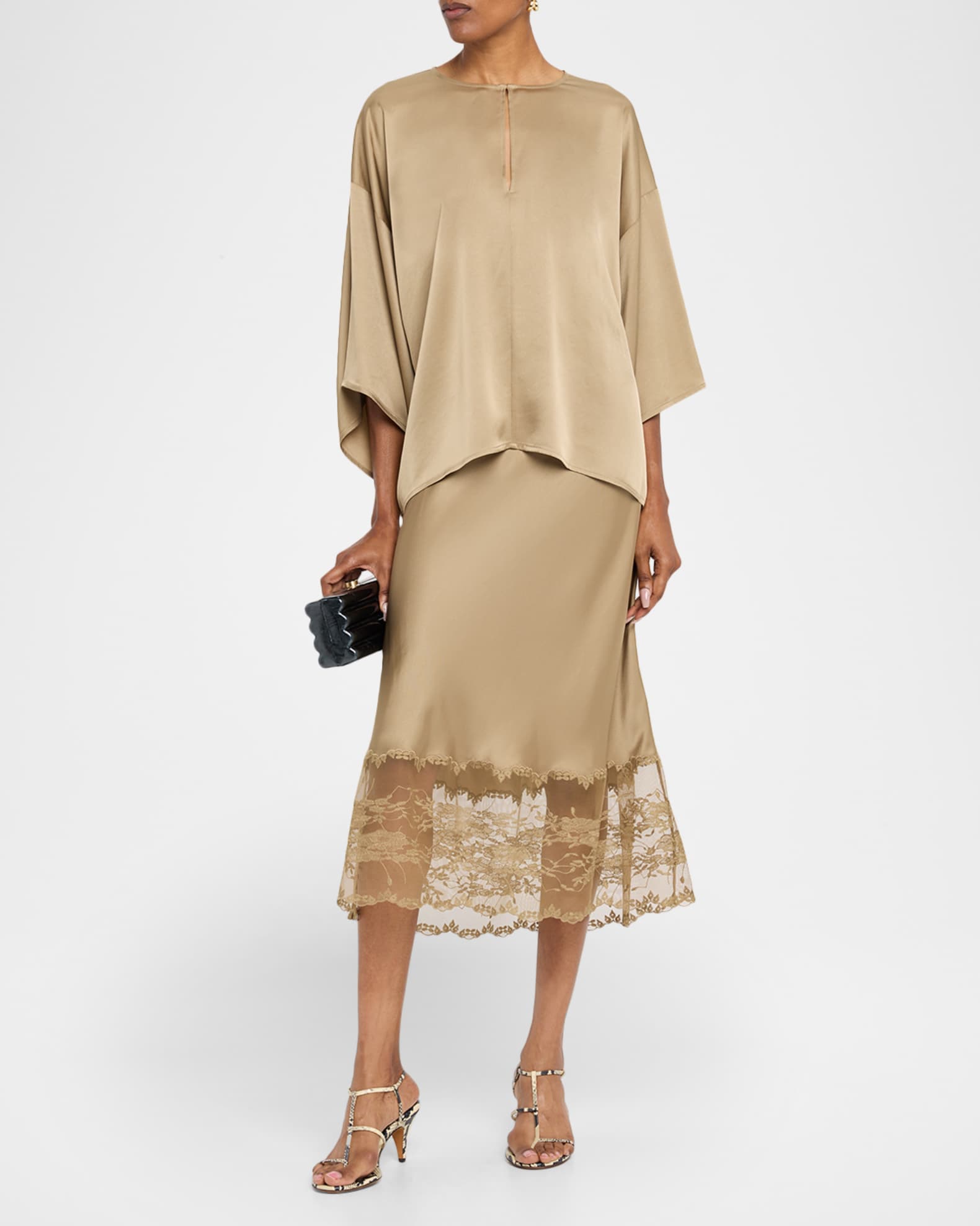 Cicie Satin Blouse  1