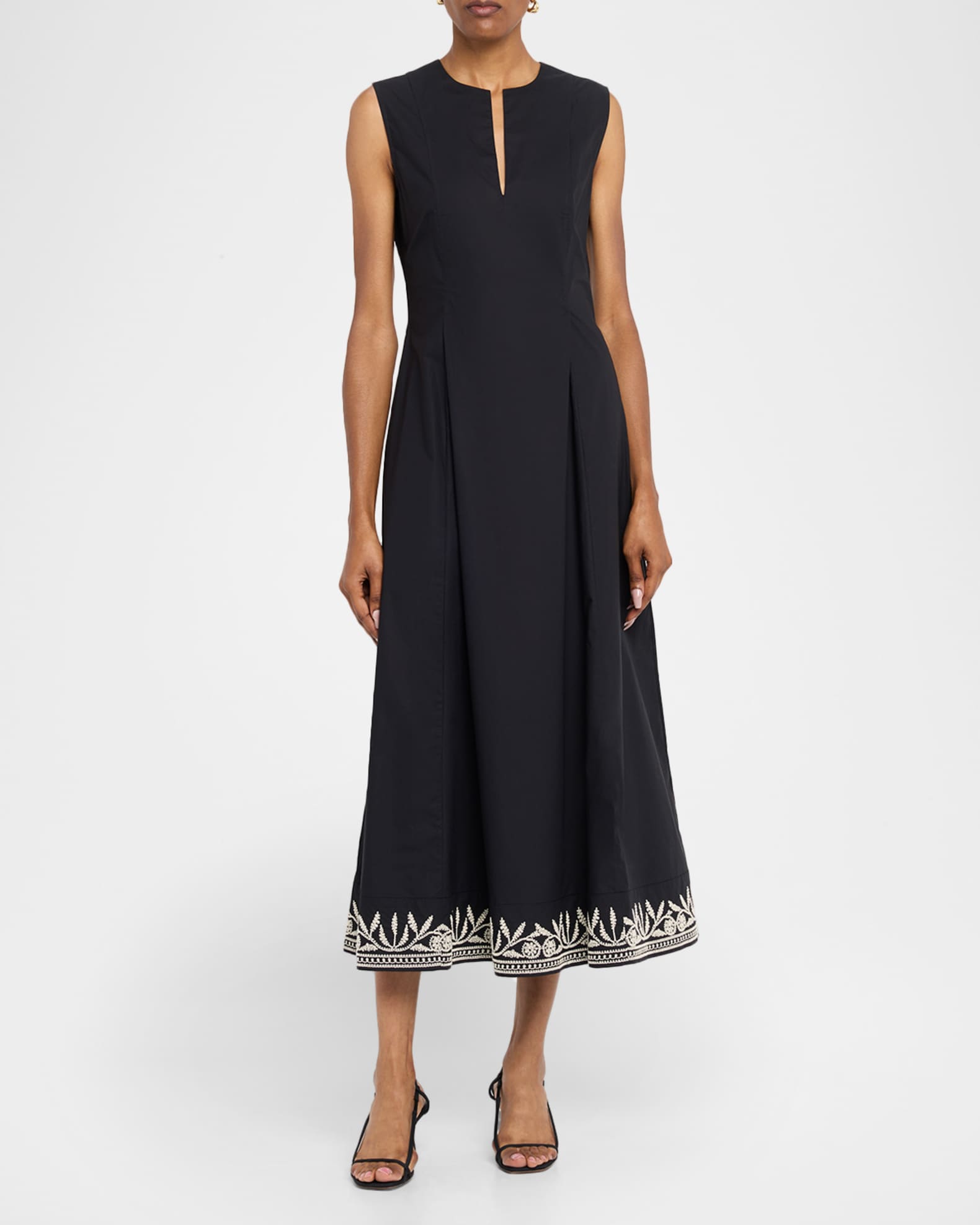 Margrethe Embroidered Cotton Dress 1