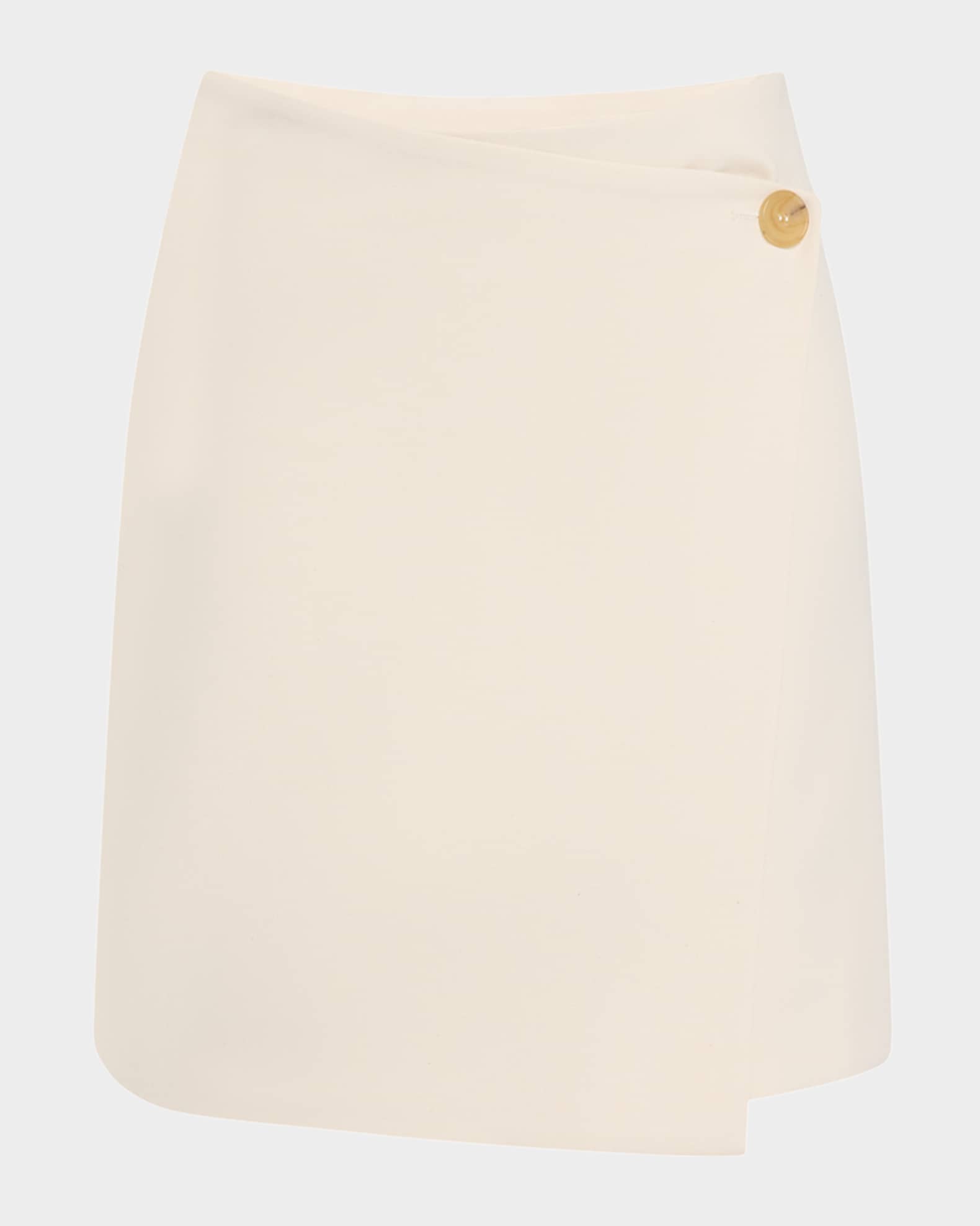 Esma Wrap-Front Mini Skirt 0