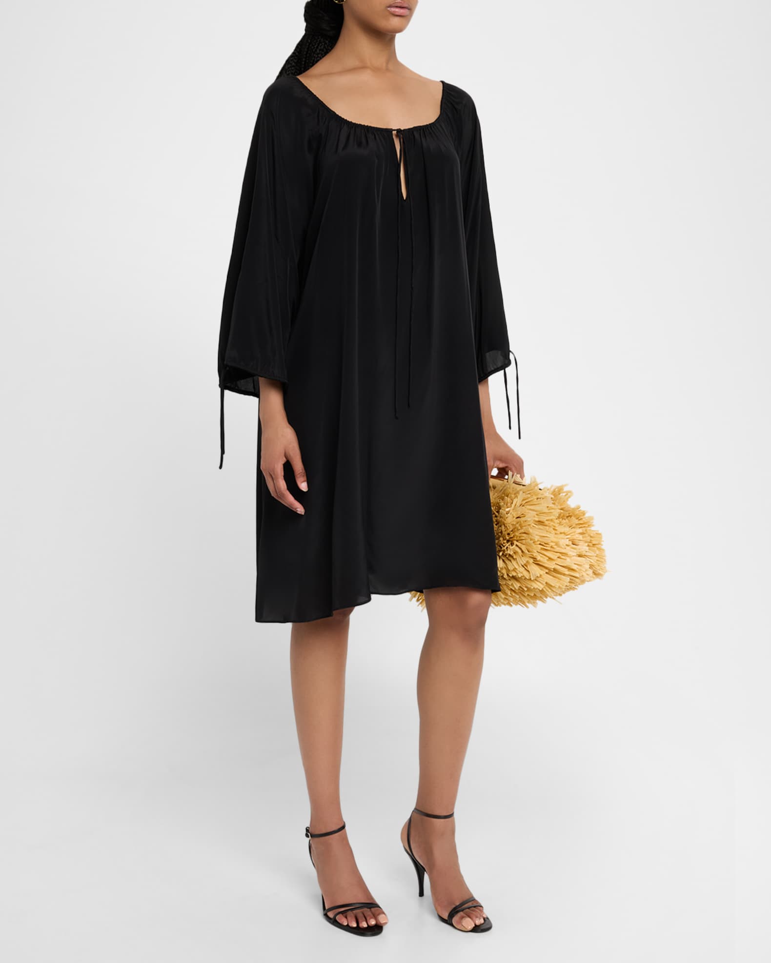 Lauren Viscose-Silk Shift Dress 1
