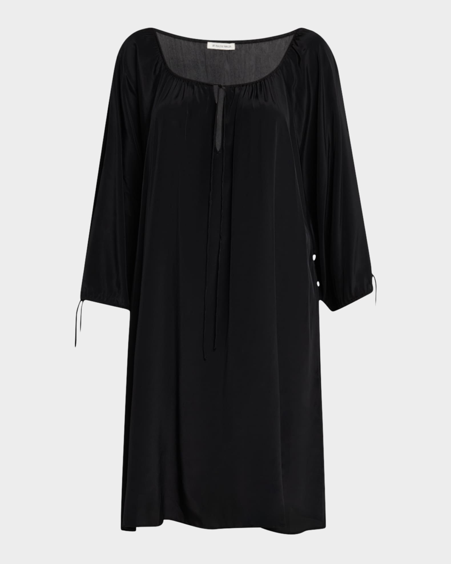 Lauren Viscose-Silk Shift Dress 0