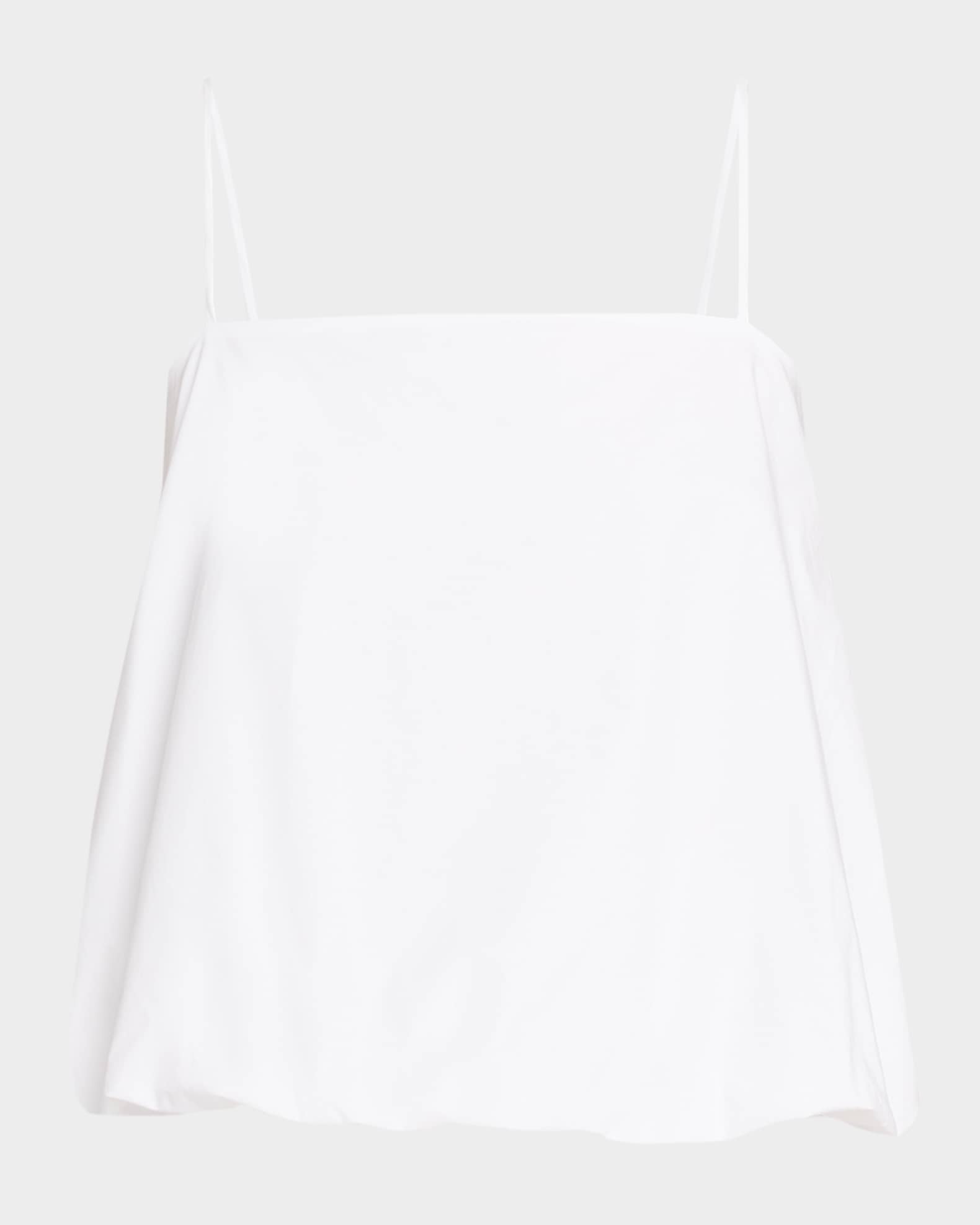 Mia Sleeveless Cotton Bubble Top  0