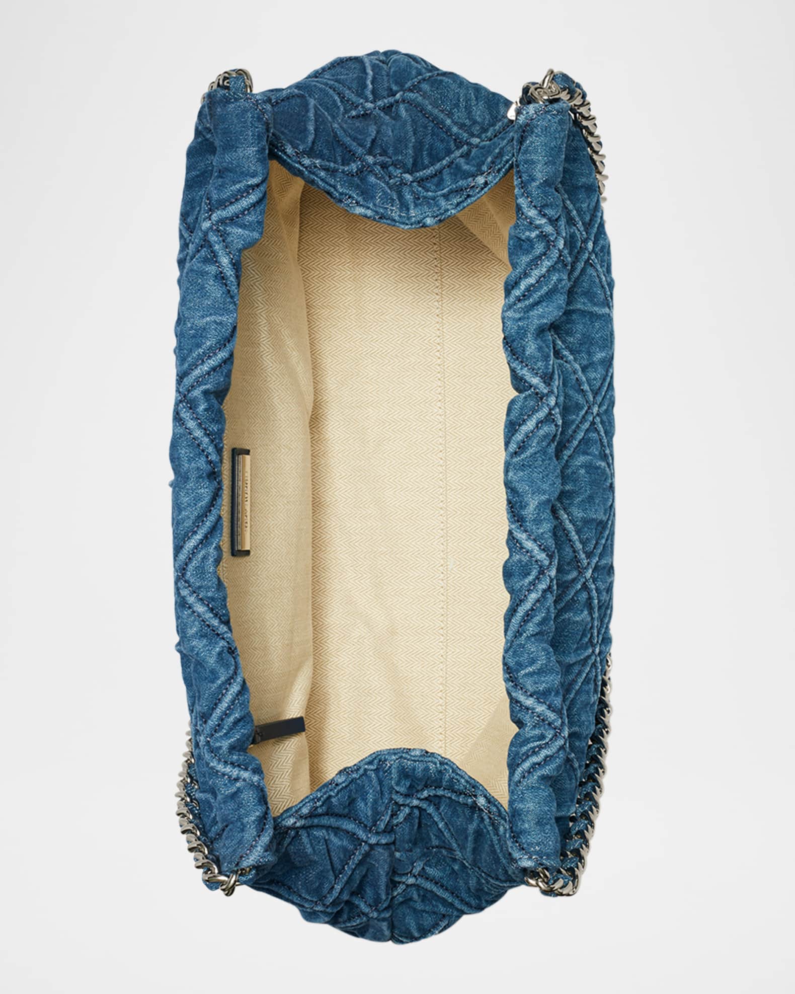 Tory Burch Fleming Soft Denim Hobo Bag | Neiman Marcus
