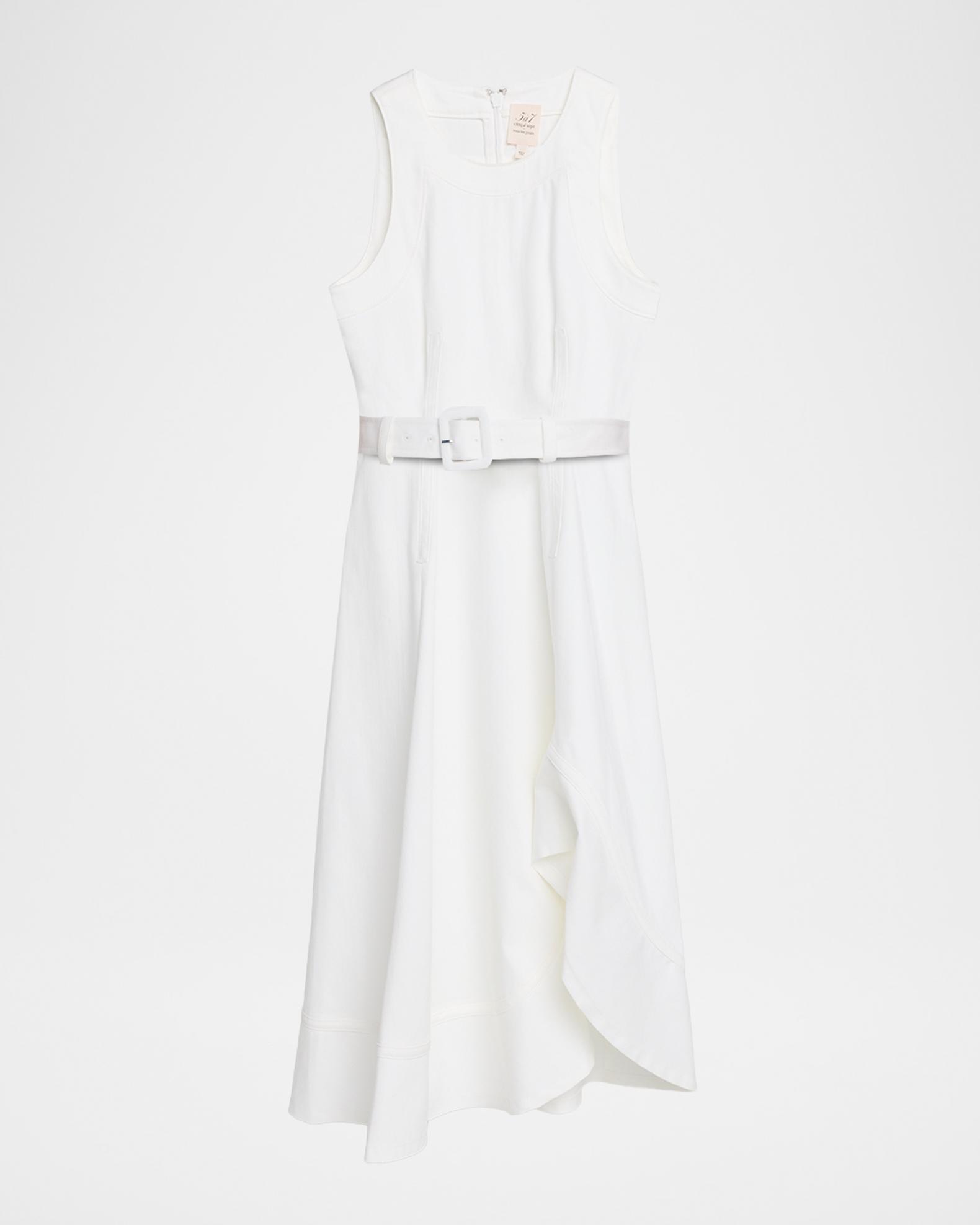 Cinq à Sept Zelda Sleeveless Denim Midi Dress | Neiman Marcus