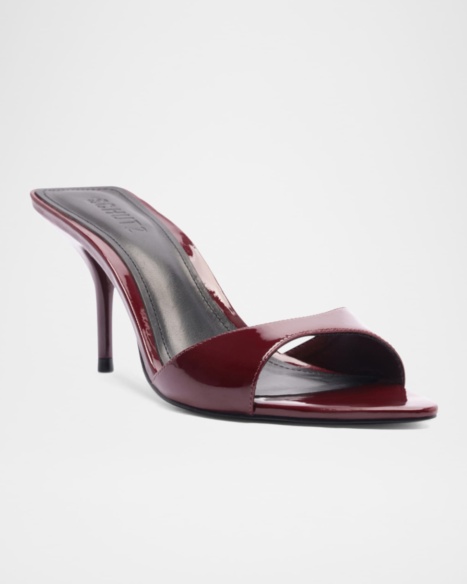 Elodie Patent Stiletto Mule Sandals 1