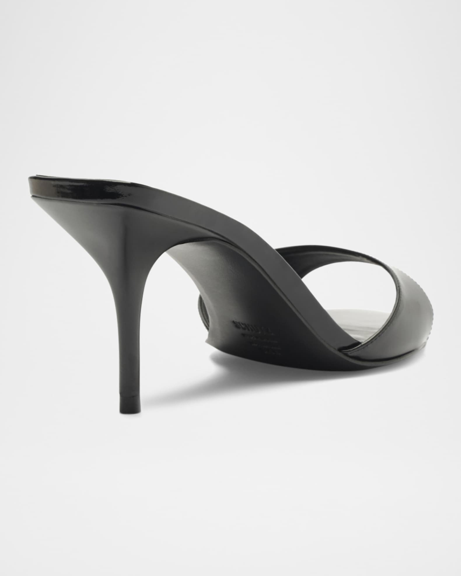 Elodie Patent Stiletto Mule Sandals