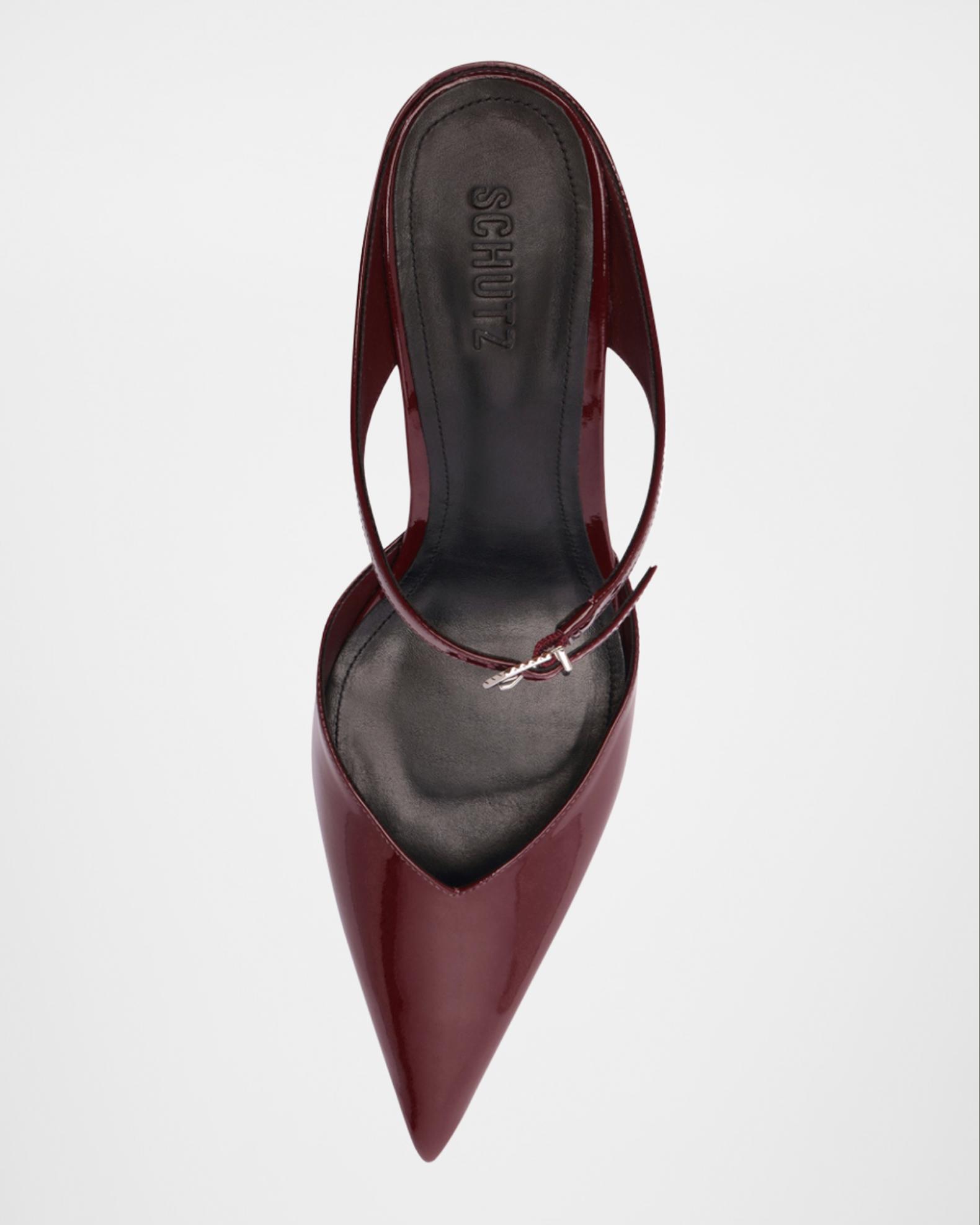 Patent mules Pumps