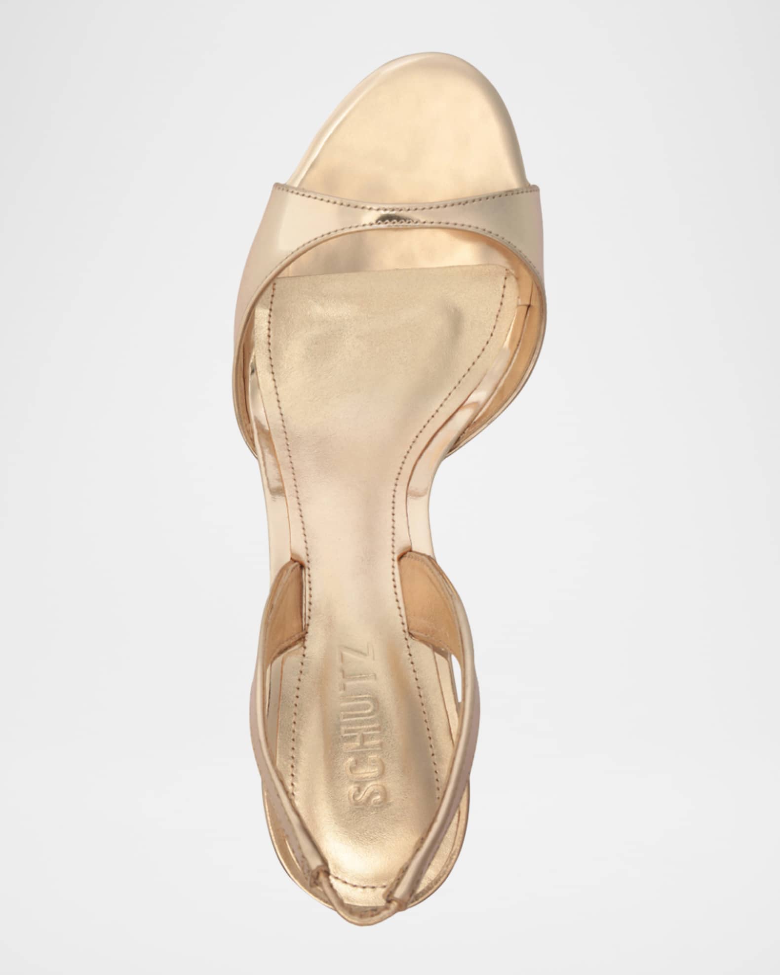 slim fit dress slacks Girls` Gold Lamore Dress Shoe – Fabco Shoes main image 1