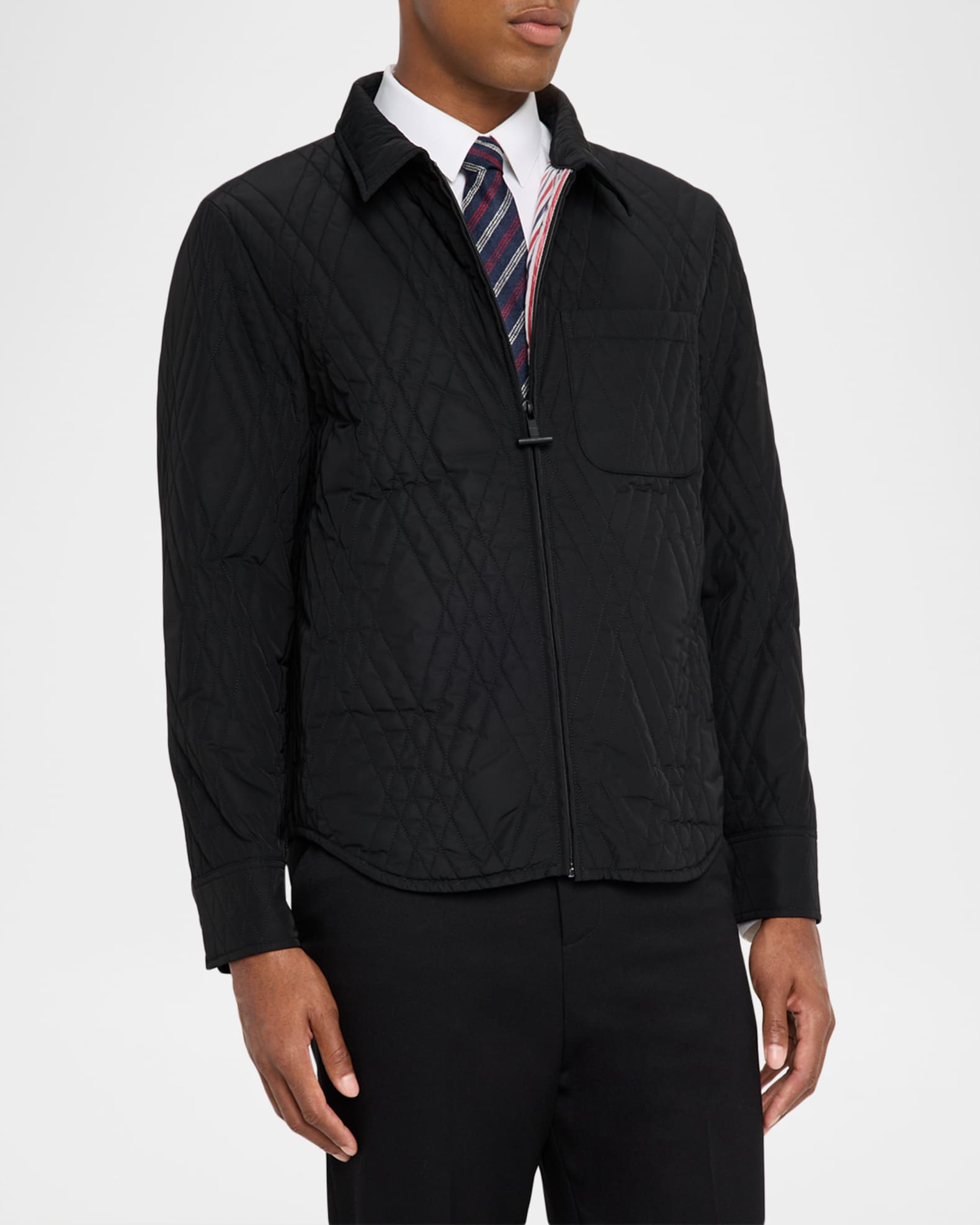 r*8様 THOM BROWNE x Neiman Marcus Thom Browne Men's Classic Sport Shirt w/ Stripes | Neiman Marcus