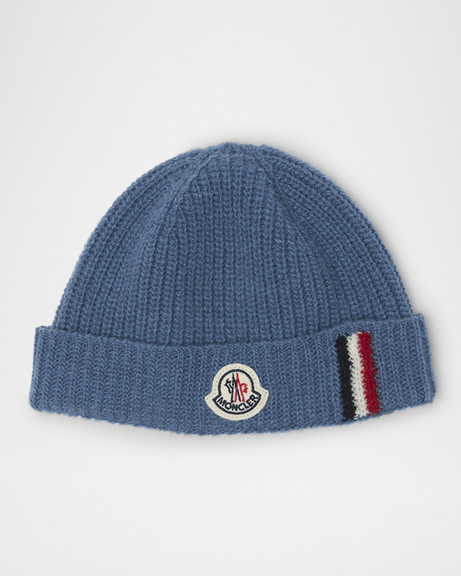 Moncler Boy's Wool Knit Logo Beanie | Neiman Marcus