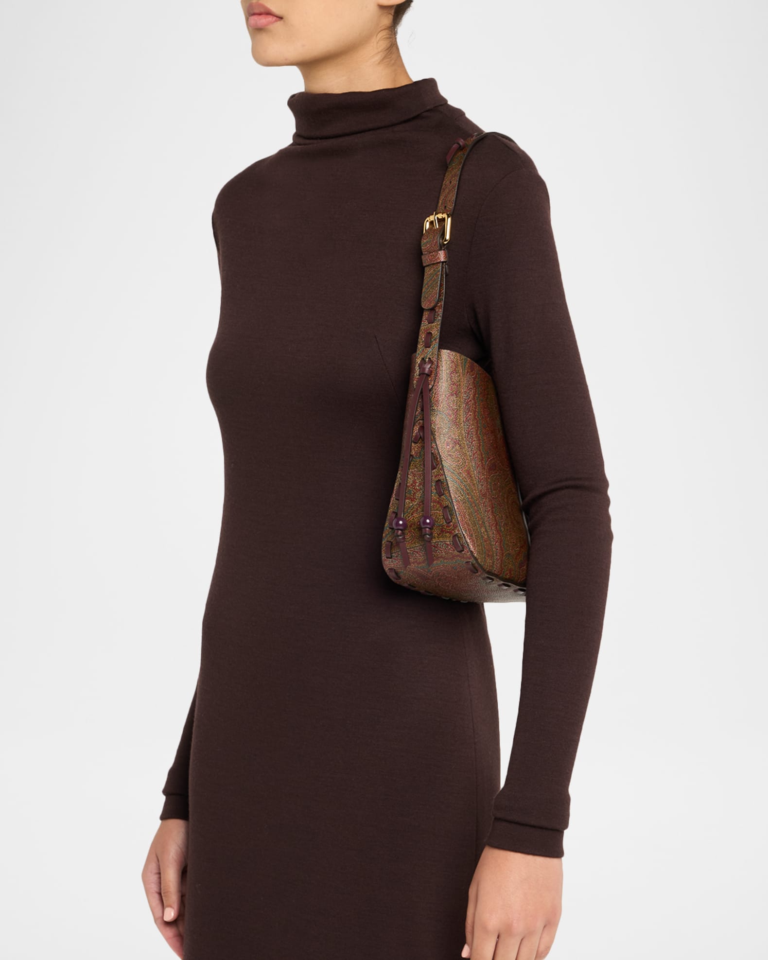 Etro Vulcano Paisley Jacquard Crossbody Bag | Neiman Marcus