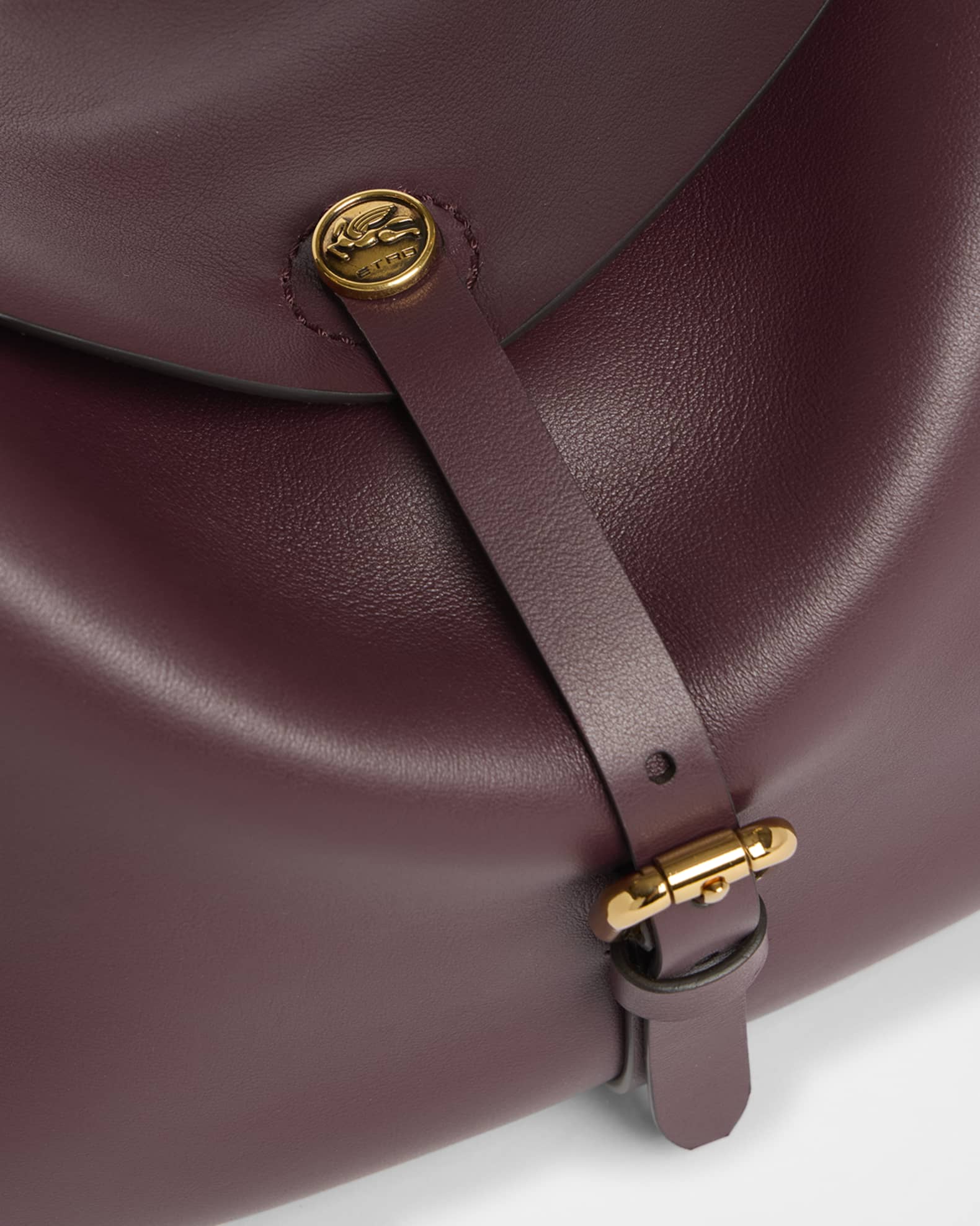 Etro Pegaso Coin Leather Crossbody Bag | Neiman Marcus
