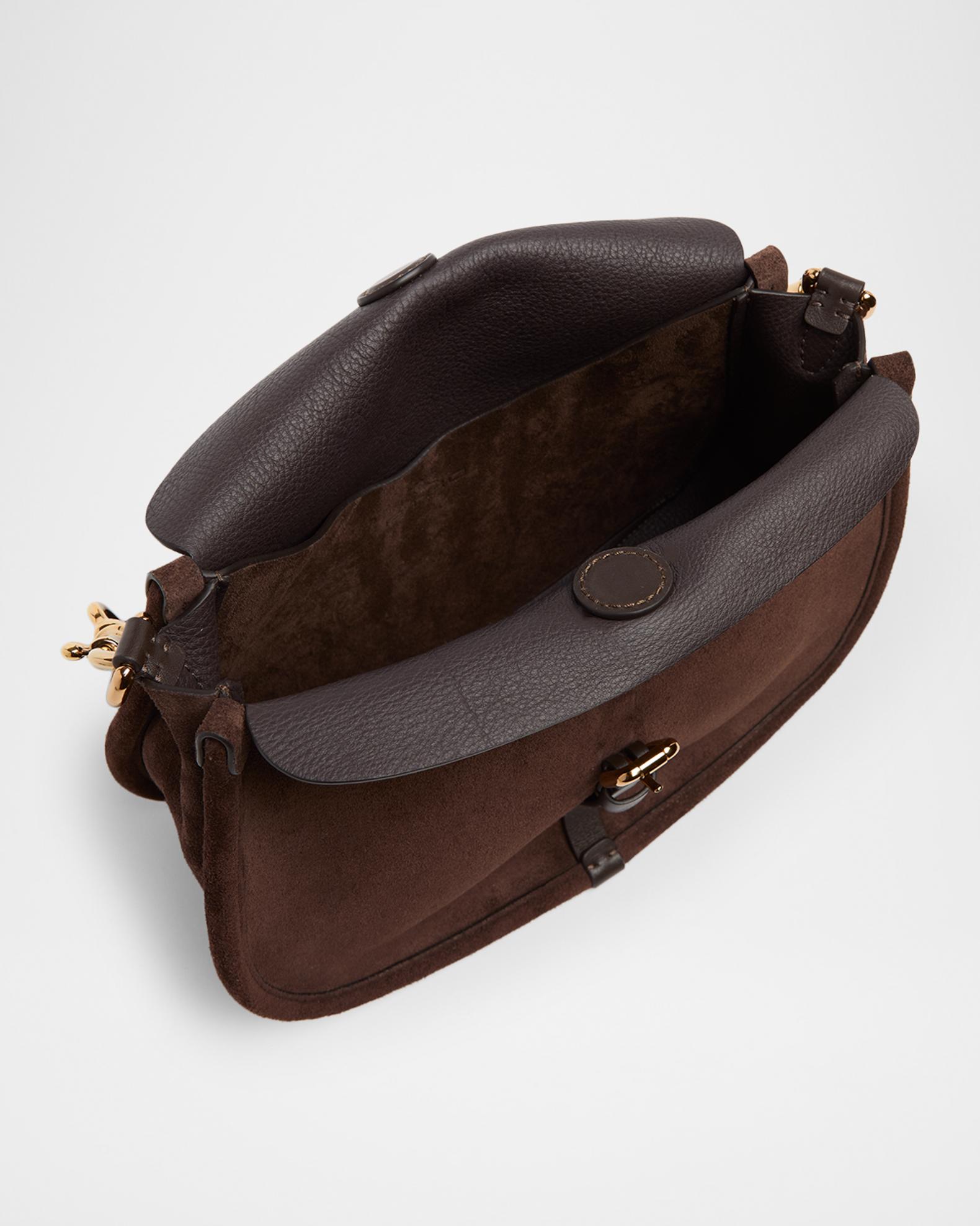 Etro Pegaso Coin Suede Shoulder Bag | Neiman Marcus