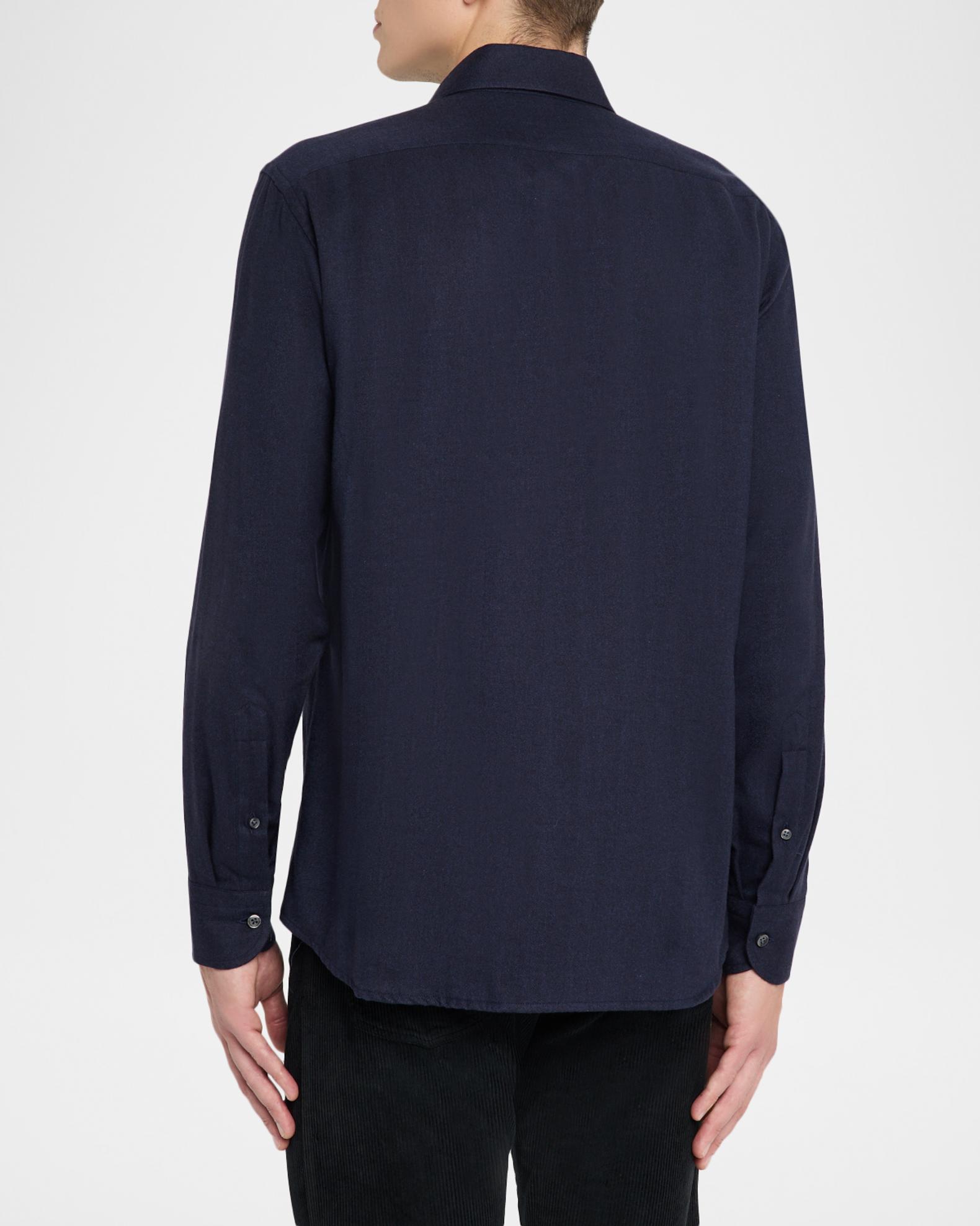 Chemise Habillée Homme Neiman Marcus Bleu à Pois - Taille 16, Manches 34/35 - Occasion Très Bon état
