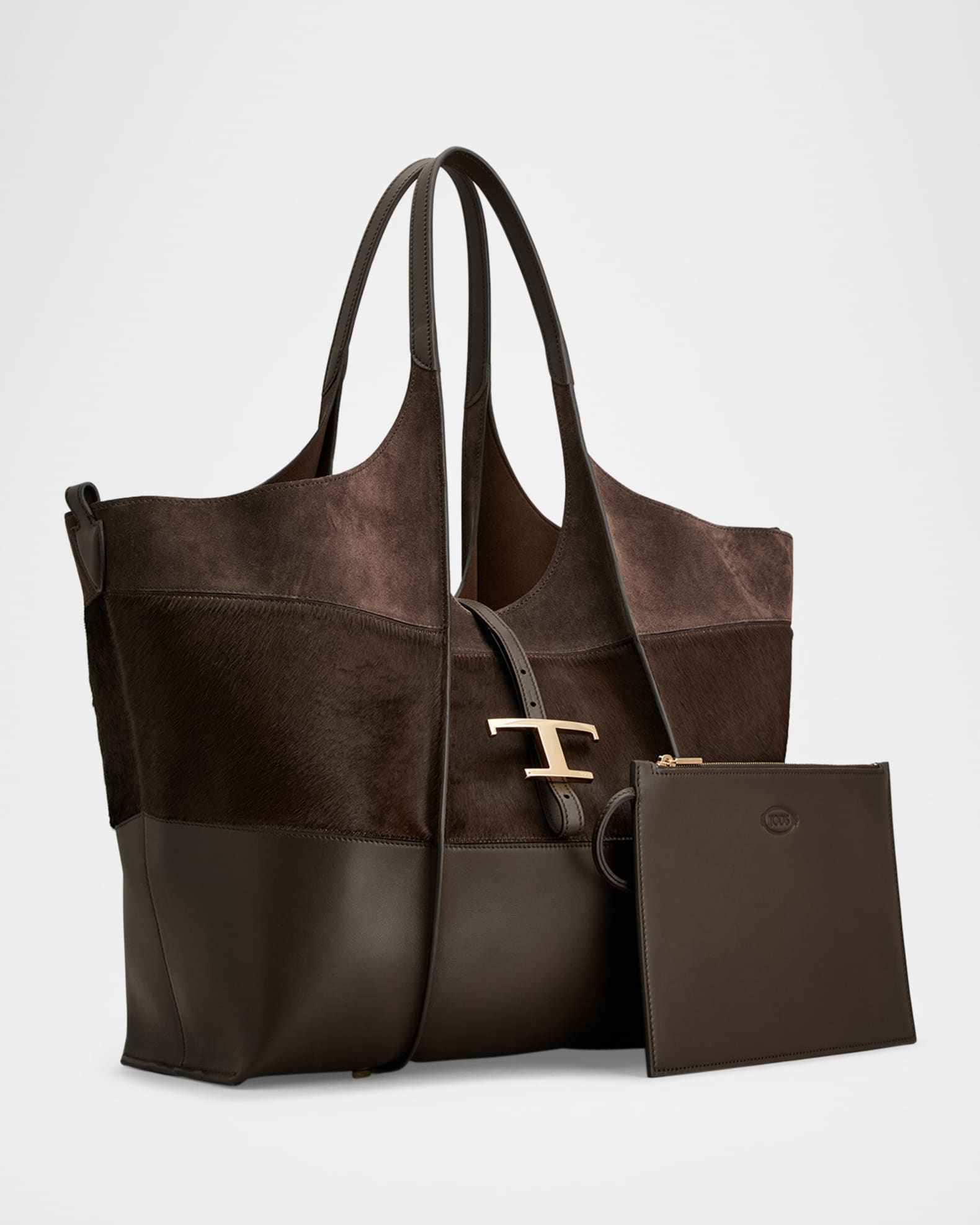 美品☆【TOD'S】 REST SHOPPING TOTE BAG Woman BLACK Tod's Bag in Leather Medium XBWAPAF9300QRIPZB999