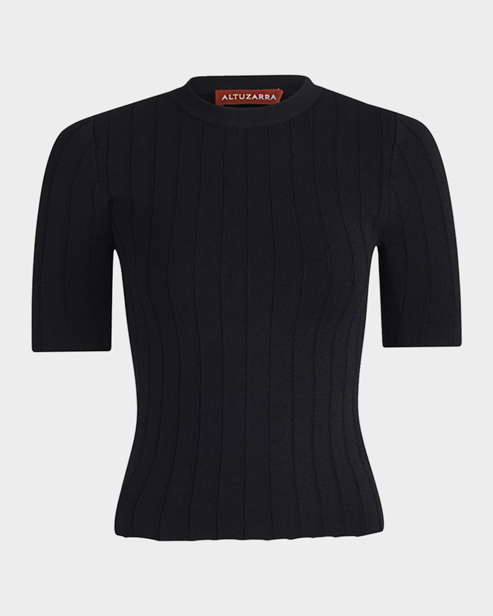 Altuzarra Sparky Short-Sleeve Knit Top | Neiman Marcus