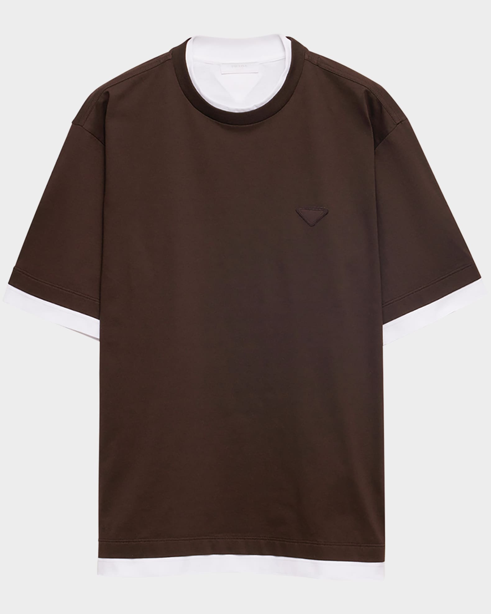 トップス PANELLED MULTI LAYERD T-SHIRT Men's Double-Layer T-Shirt | Neiman Marcus