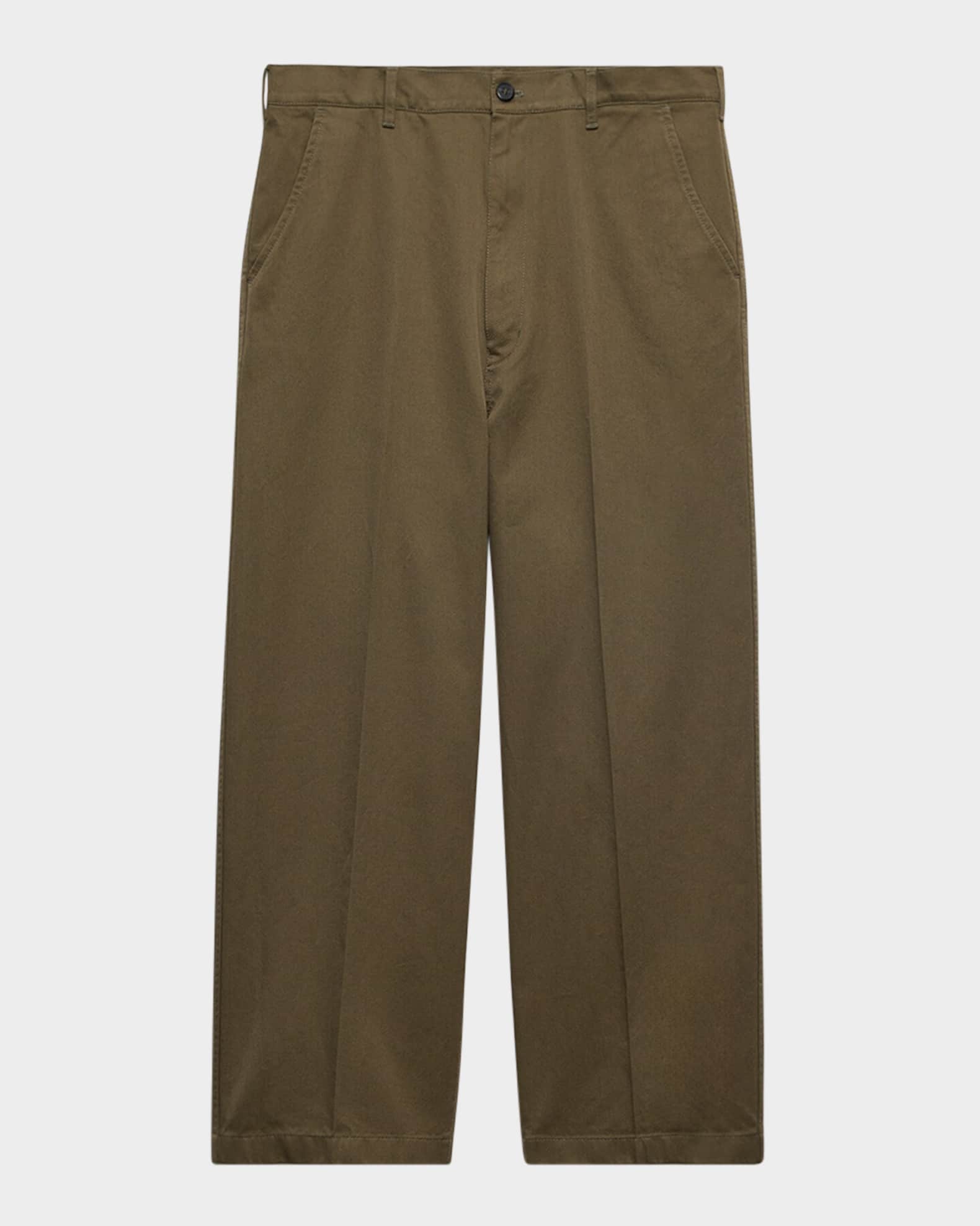 パンツ Prada Cotton Oversized Pants Prada Men's Wide-Leg Cotton Chino Pants | Neiman Marcus