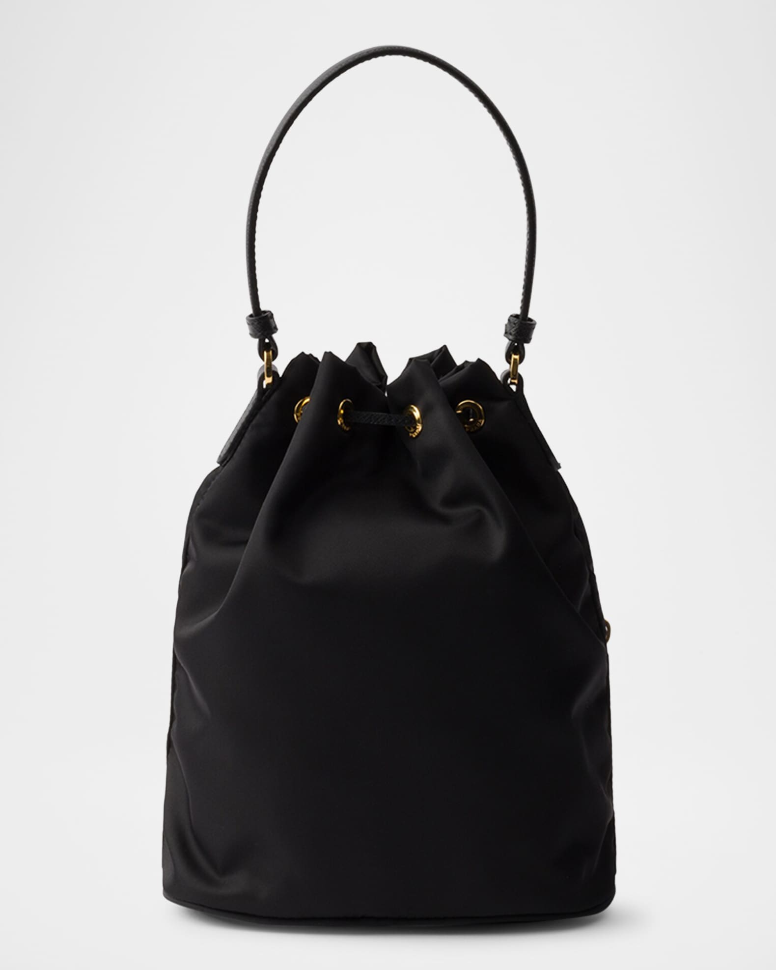 Prada Duet Soft Re-Nylon Drawstring Bucket Bag | Neiman Marcus