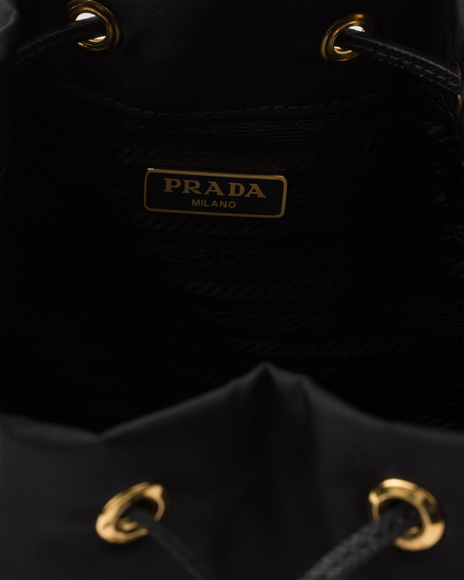 Prada Duet Soft Re-Nylon Drawstring Bucket Bag | Neiman Marcus