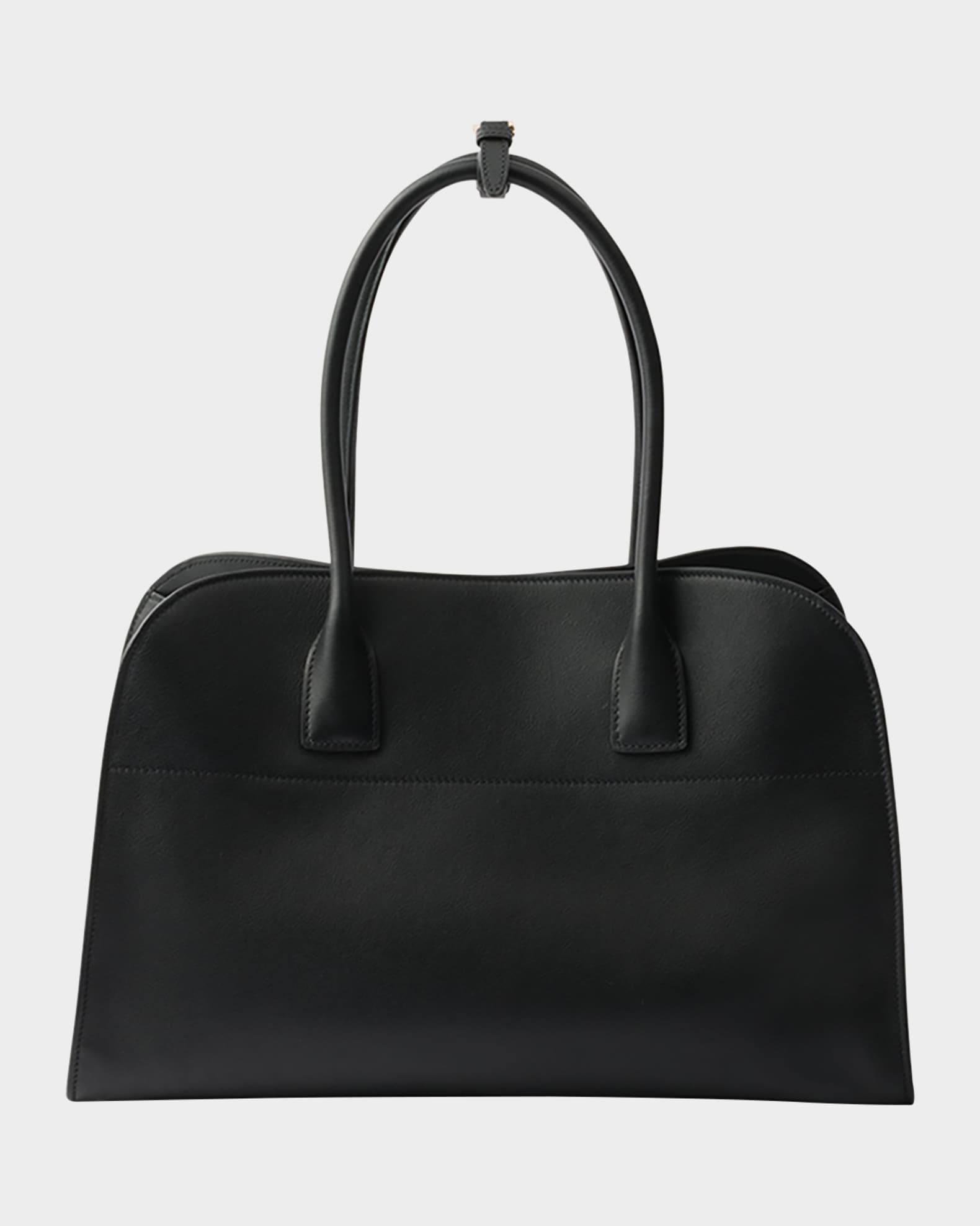 Prada Soft Grain Leather Top-Handle Bag | Neiman Marcus