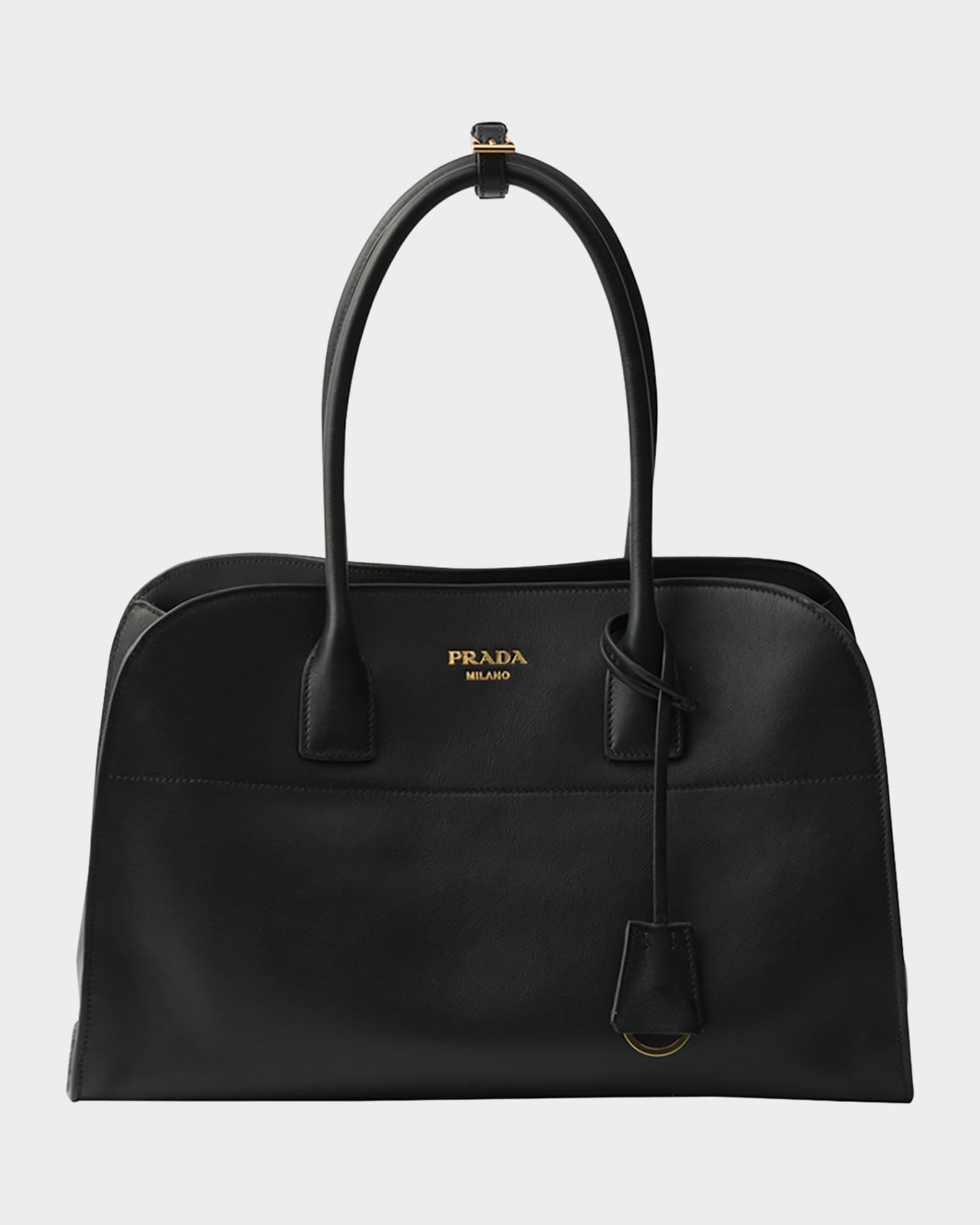 【関税&送料込】Prada Soft Grain Leather Medium Shooping Bag Prada Soft Grain Leather Top-Handle Bag | Neiman Marcus