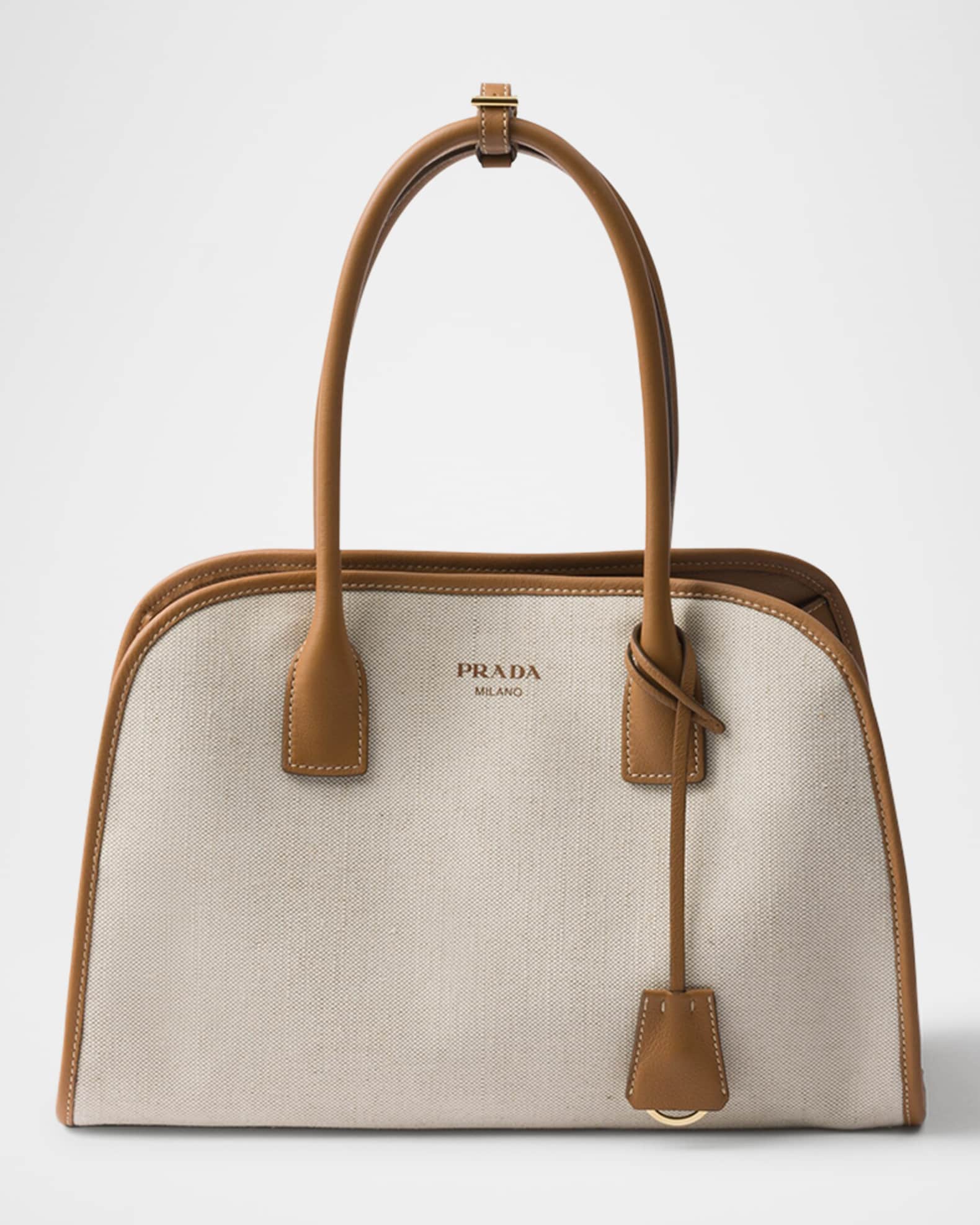 トートバッグ Prada Cotton And Linen Tote Bag 23772625_53759126_600.jpg