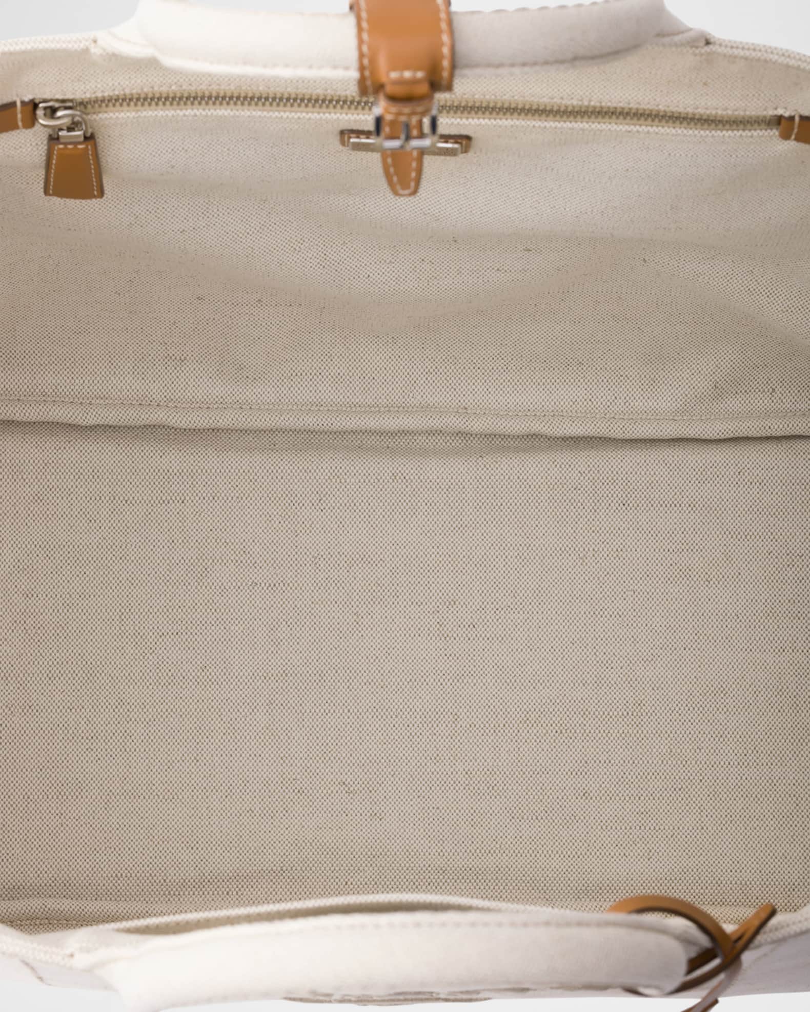 トートバッグ Prada Cotton And Linen Tote Bag 23772625_53759126_600.jpg
