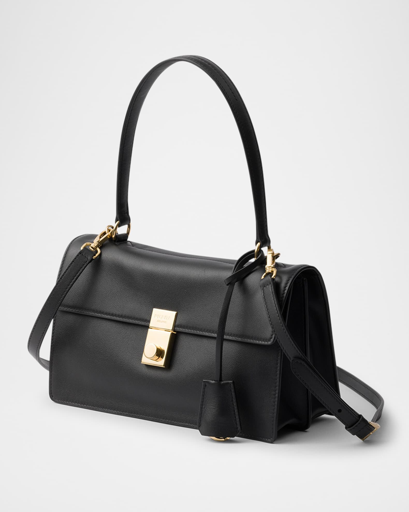 【関税込み】PRADA Soft Lux leather handbag Soft Lux leather shoulder bag PRADA – RBoutique