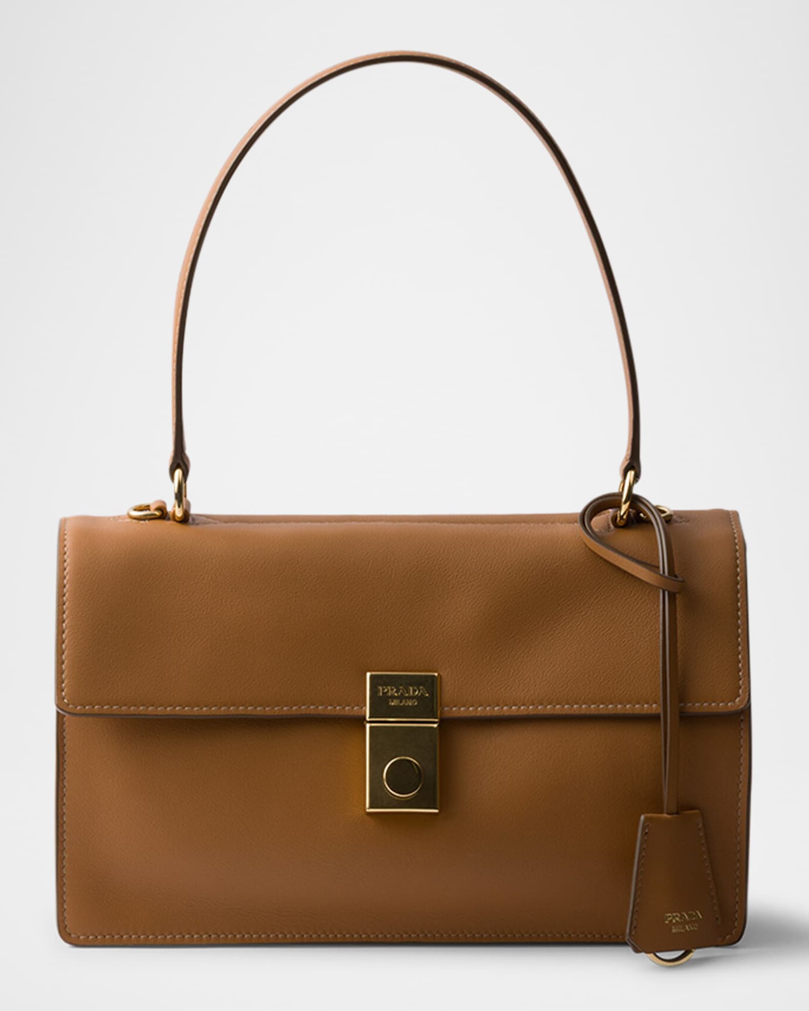 Soft Sound Medium Leather Shoulder Bag 0