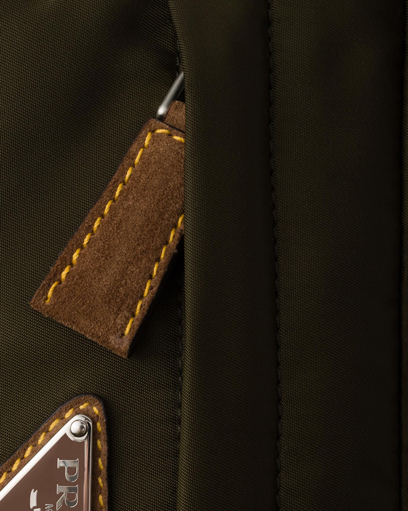 Prada Small Re-Nylon and Suede Shoulder Bag | Neiman Marcus