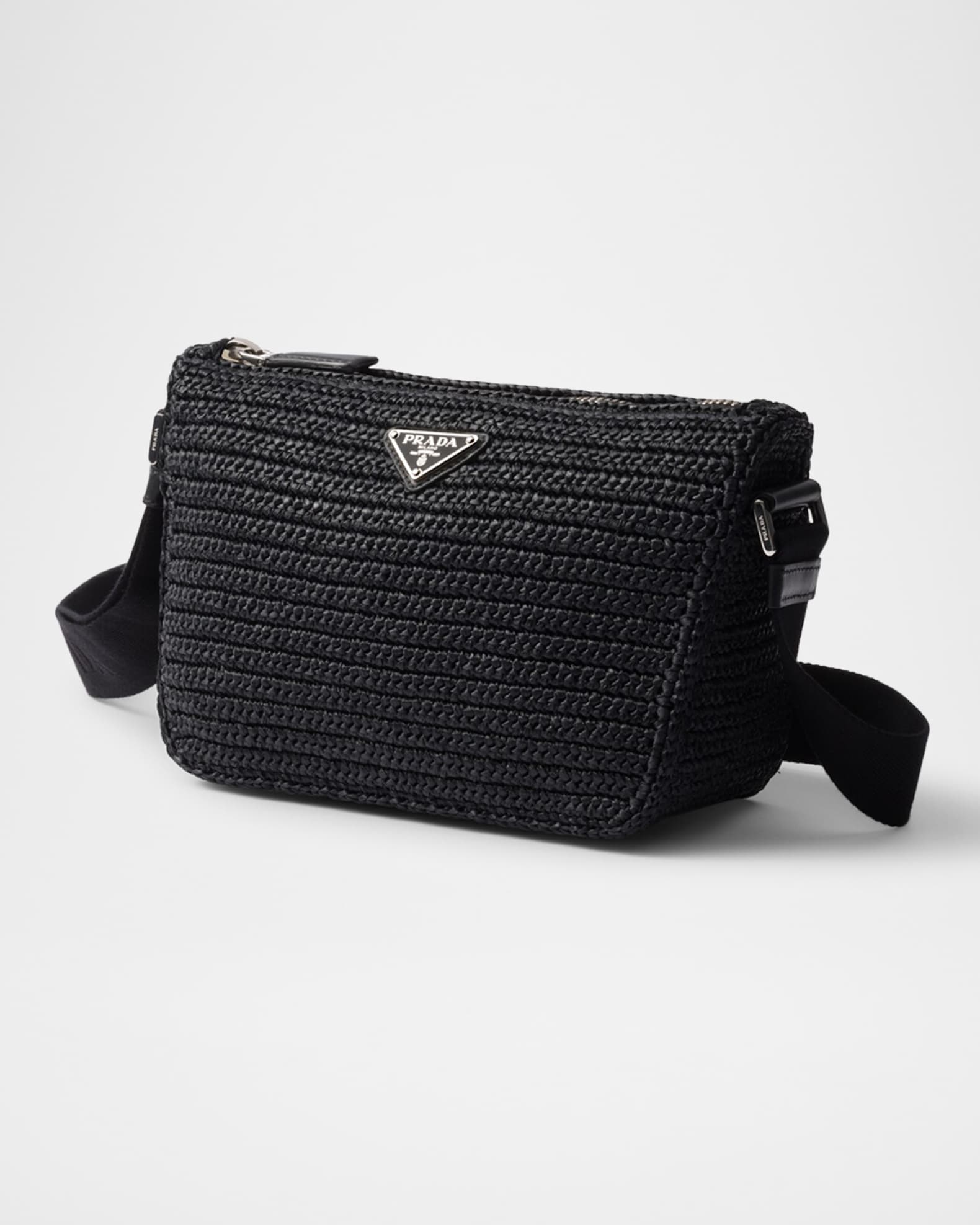 Leather Crochet Shoulder Bag | Neiman Marcus