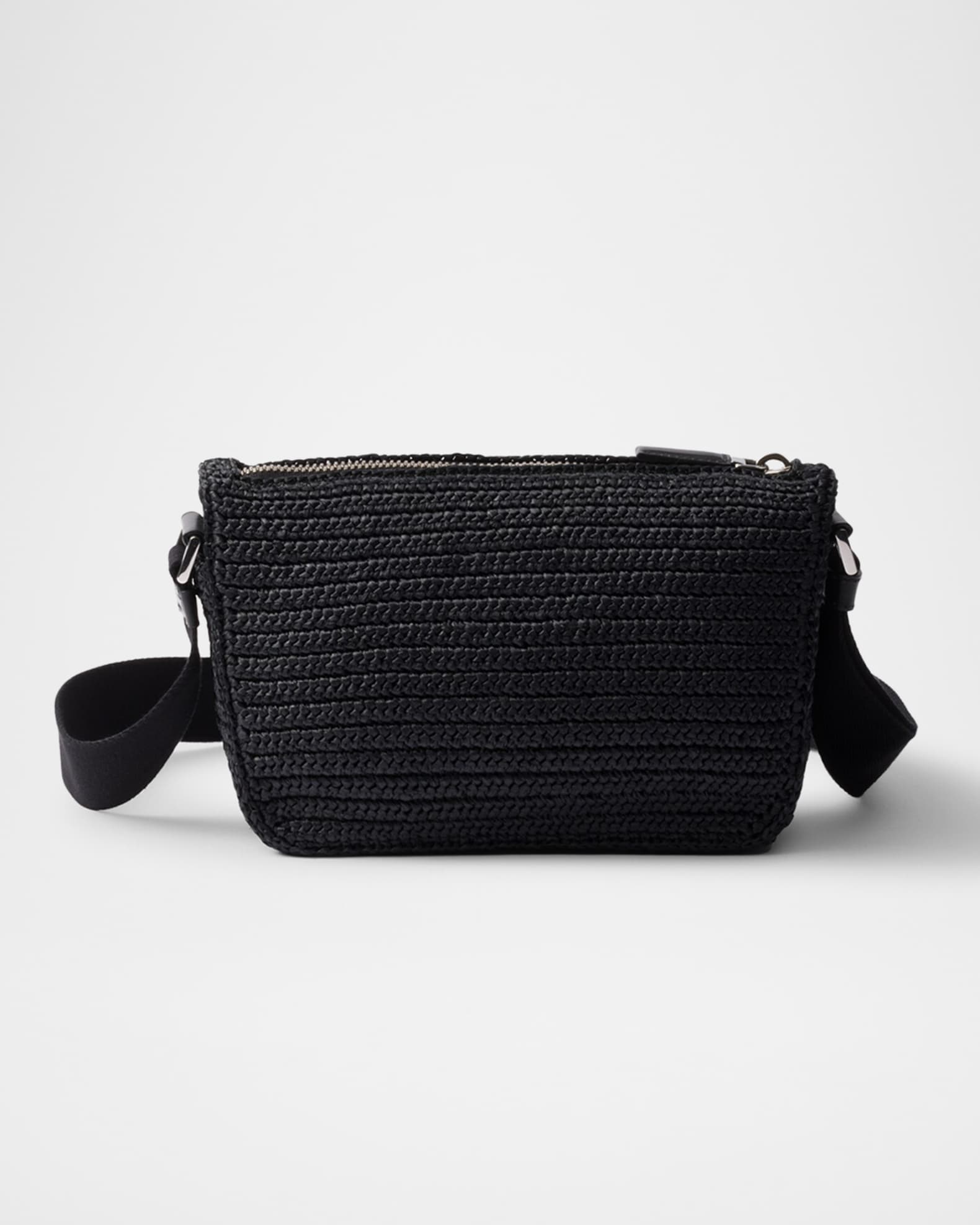 Leather Crochet Shoulder Bag | Neiman Marcus