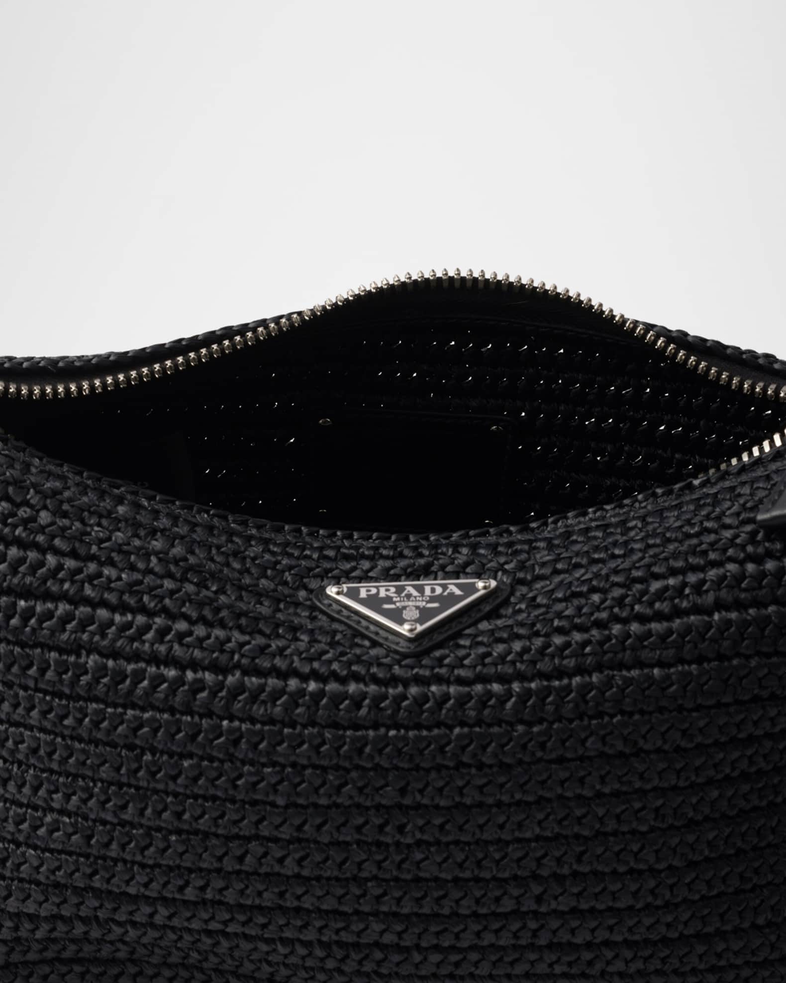 Leather Crochet Shoulder Bag | Neiman Marcus