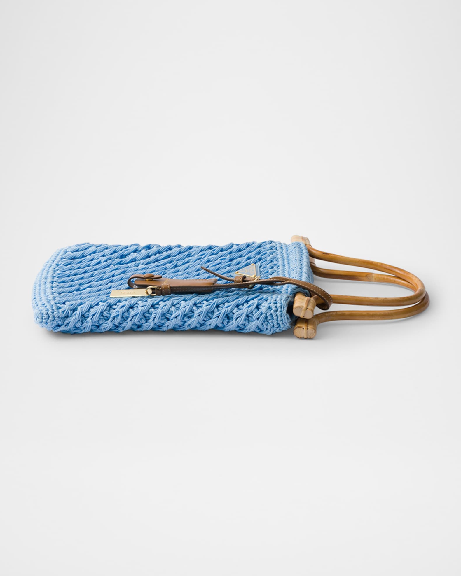 Cotton Crochet Mini Top-Handle Bag 1