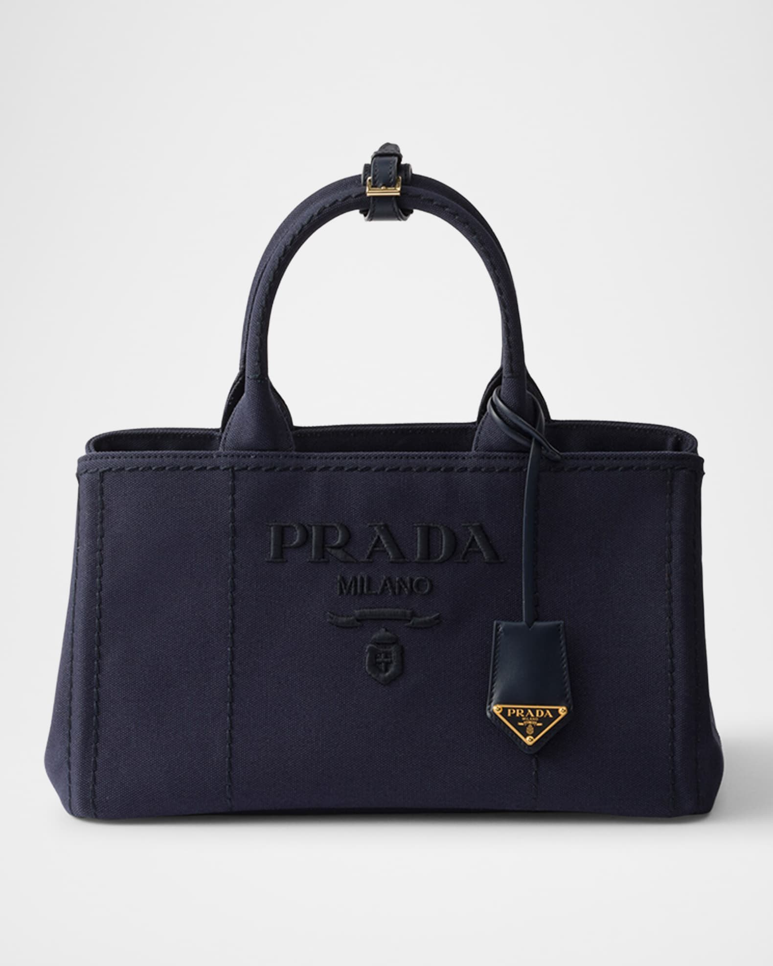Prada Large Cotton Canvas Crossbody Bag | Neiman Marcus