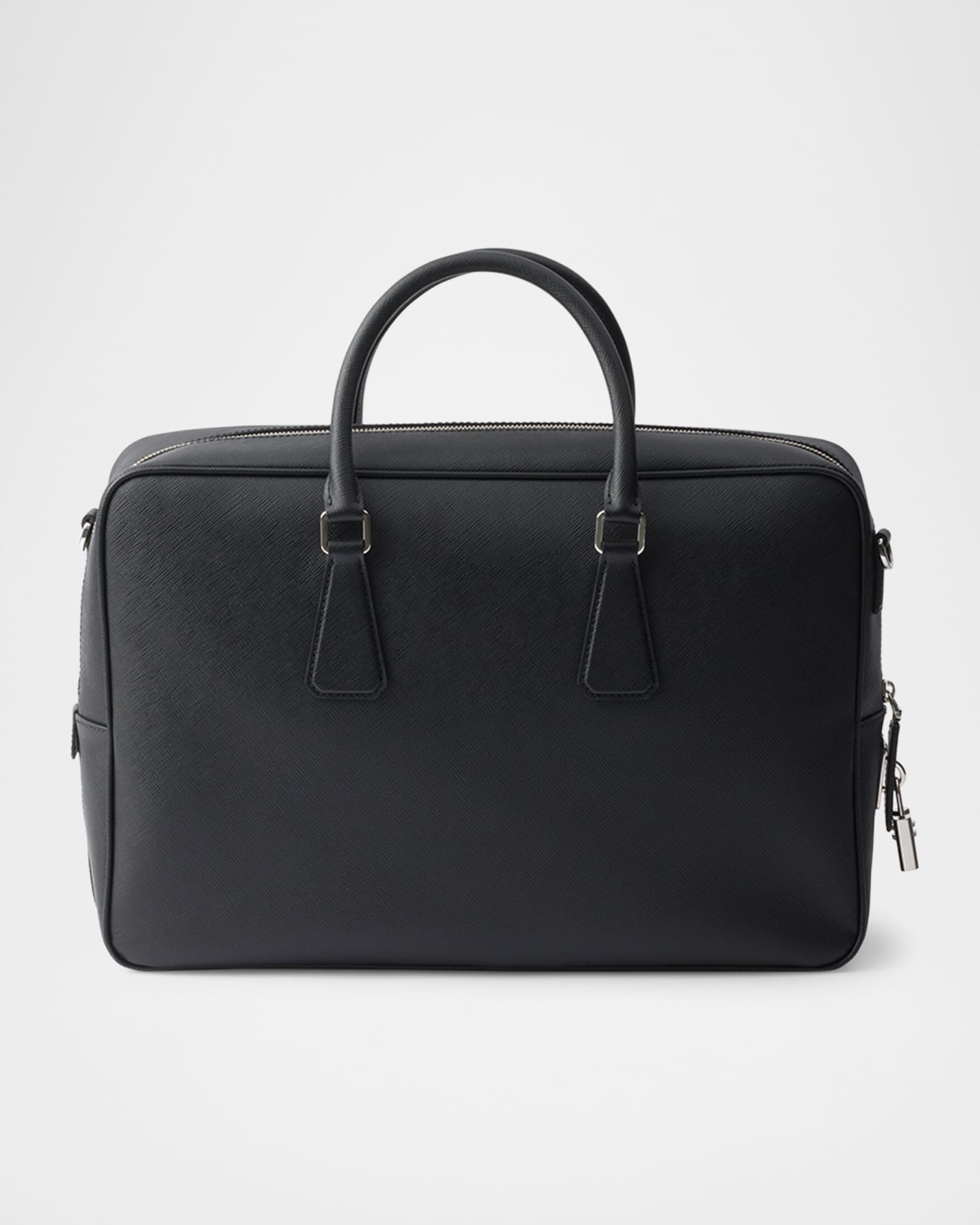 Saffiano Leather Crossbody Work Bag | Neiman Marcus