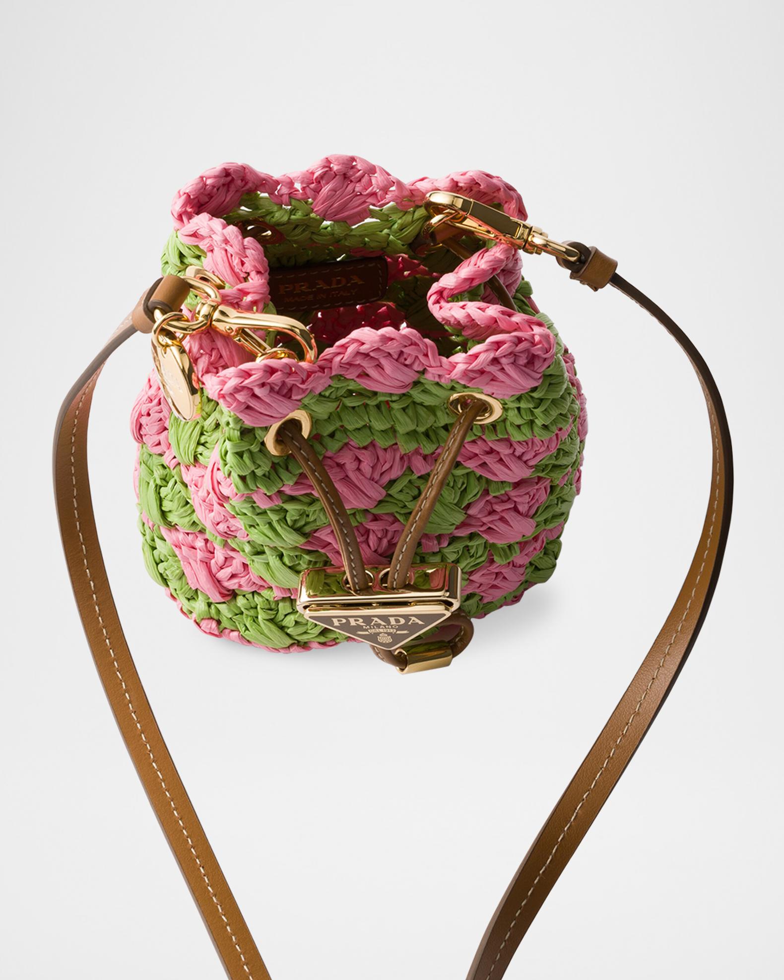 Prada Crochet Mini Pouch Bag | Neiman Marcus