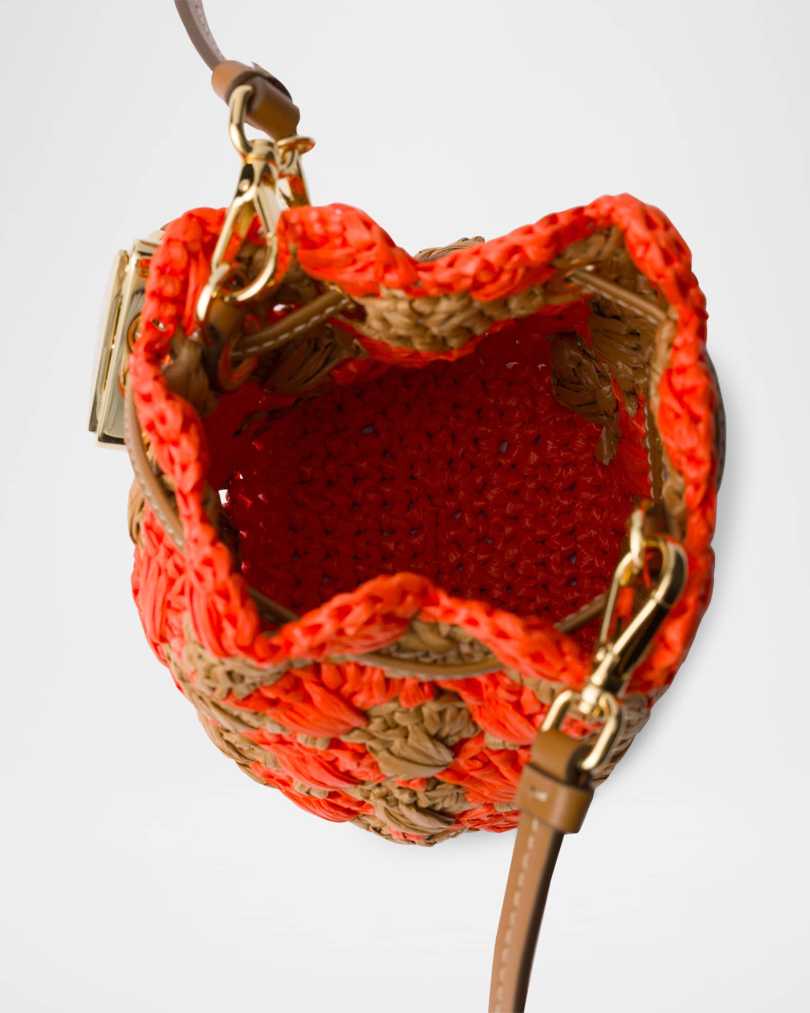 Prada Crochet Mini Pouch Bag | Neiman Marcus
