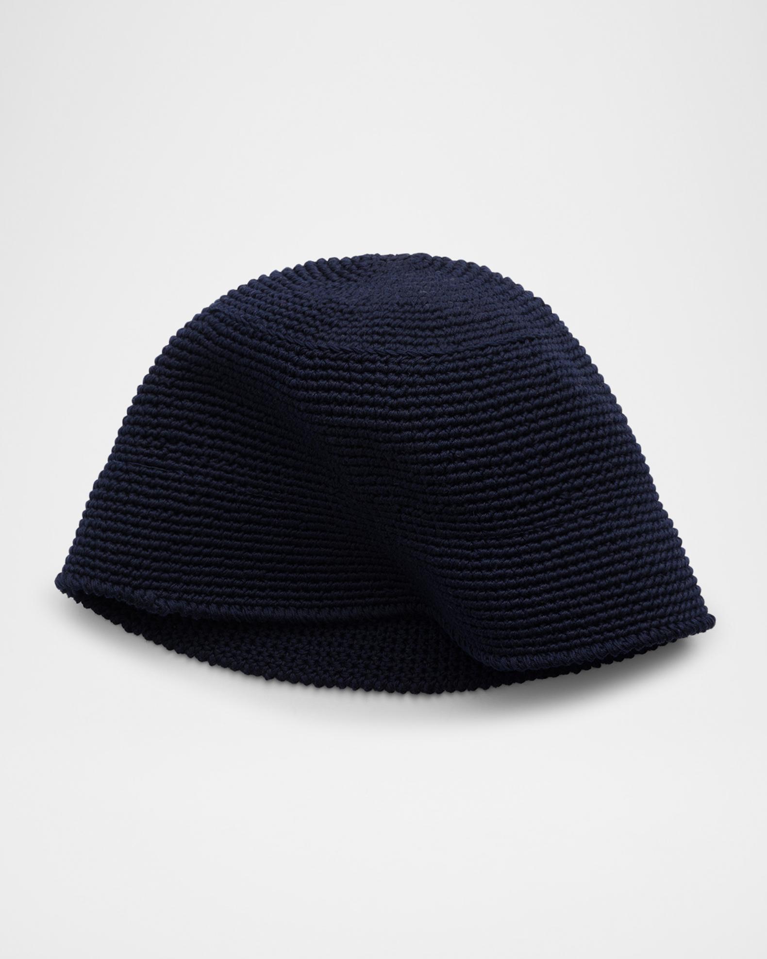 Prada Black Crochet Bucket Hat size M fits like S Black Crochet bucket hat | PRADA - United States main image 4