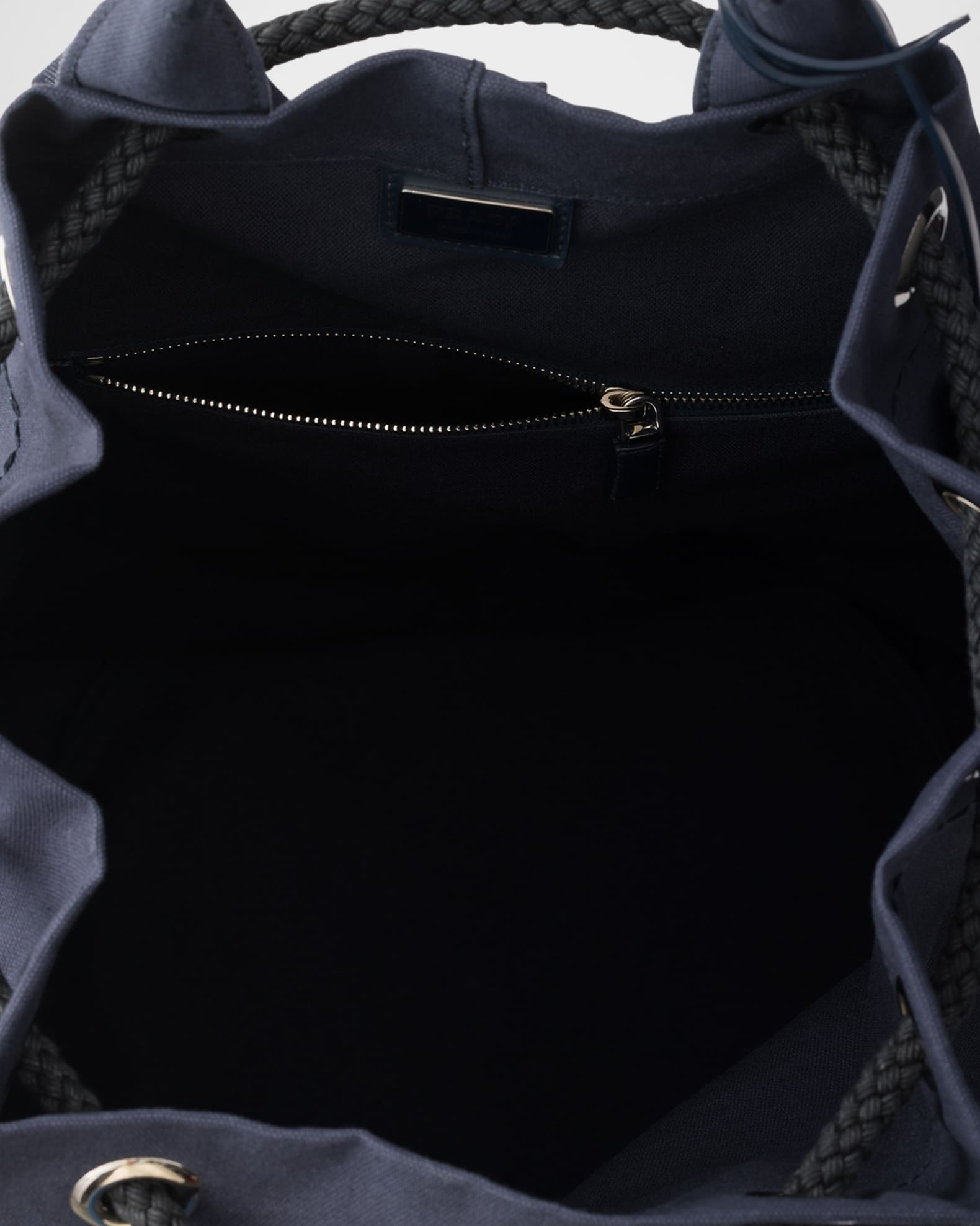 Prada Men's Canvas Drawstring Duffle Bag | Neiman Marcus