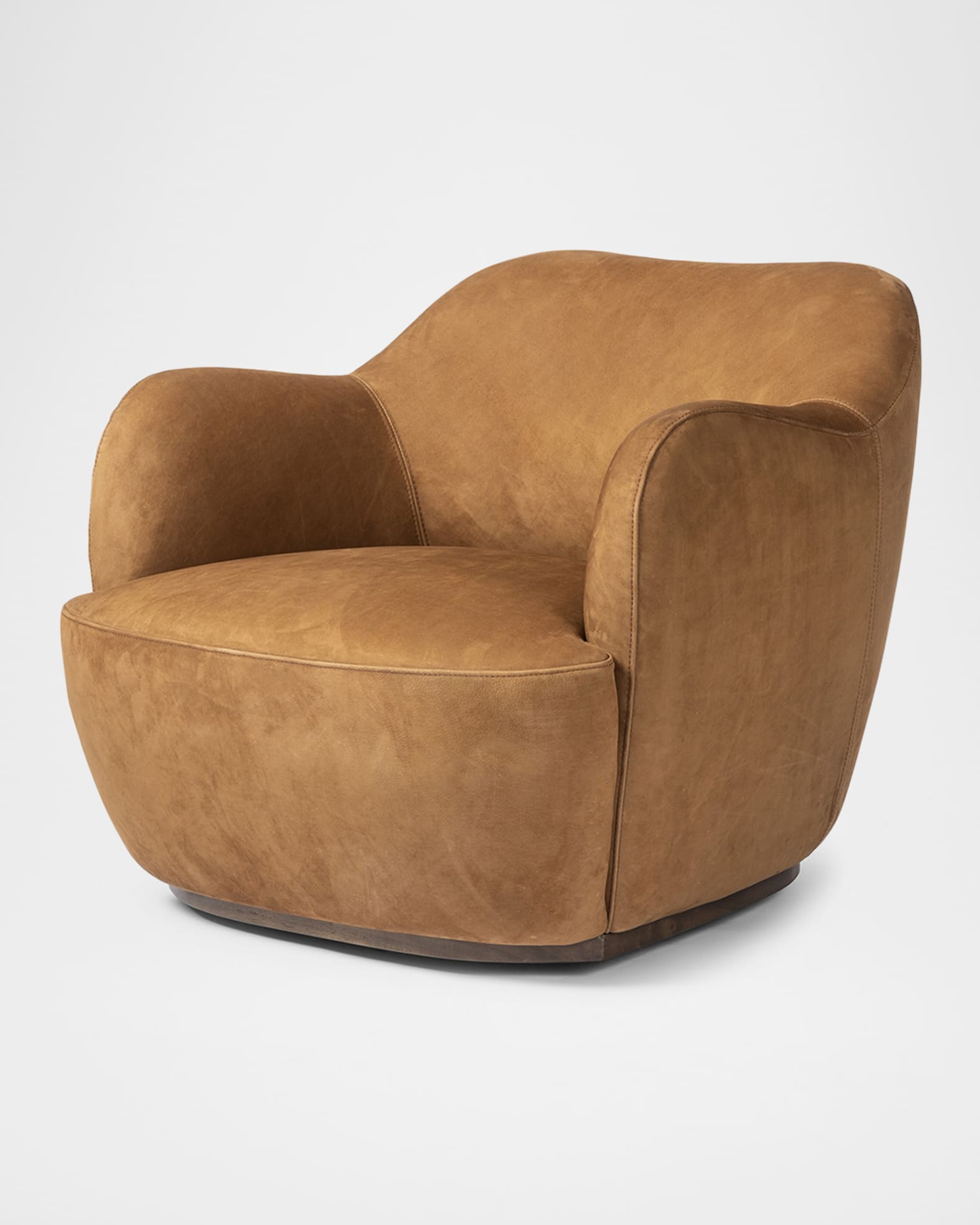 Julius Leather Swivel Chair 1
