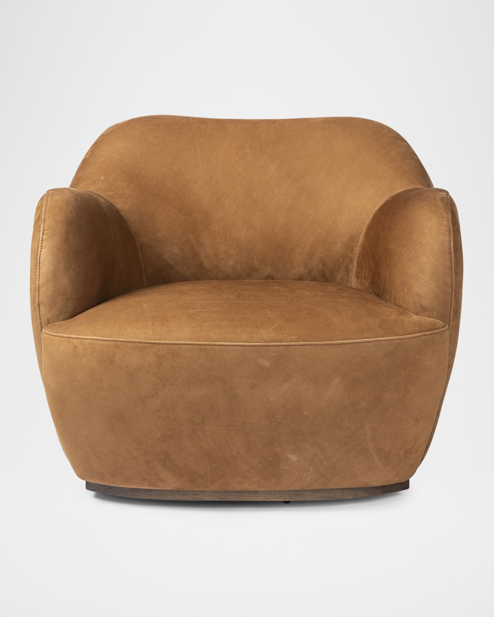 Julius Leather Swivel Chair 0