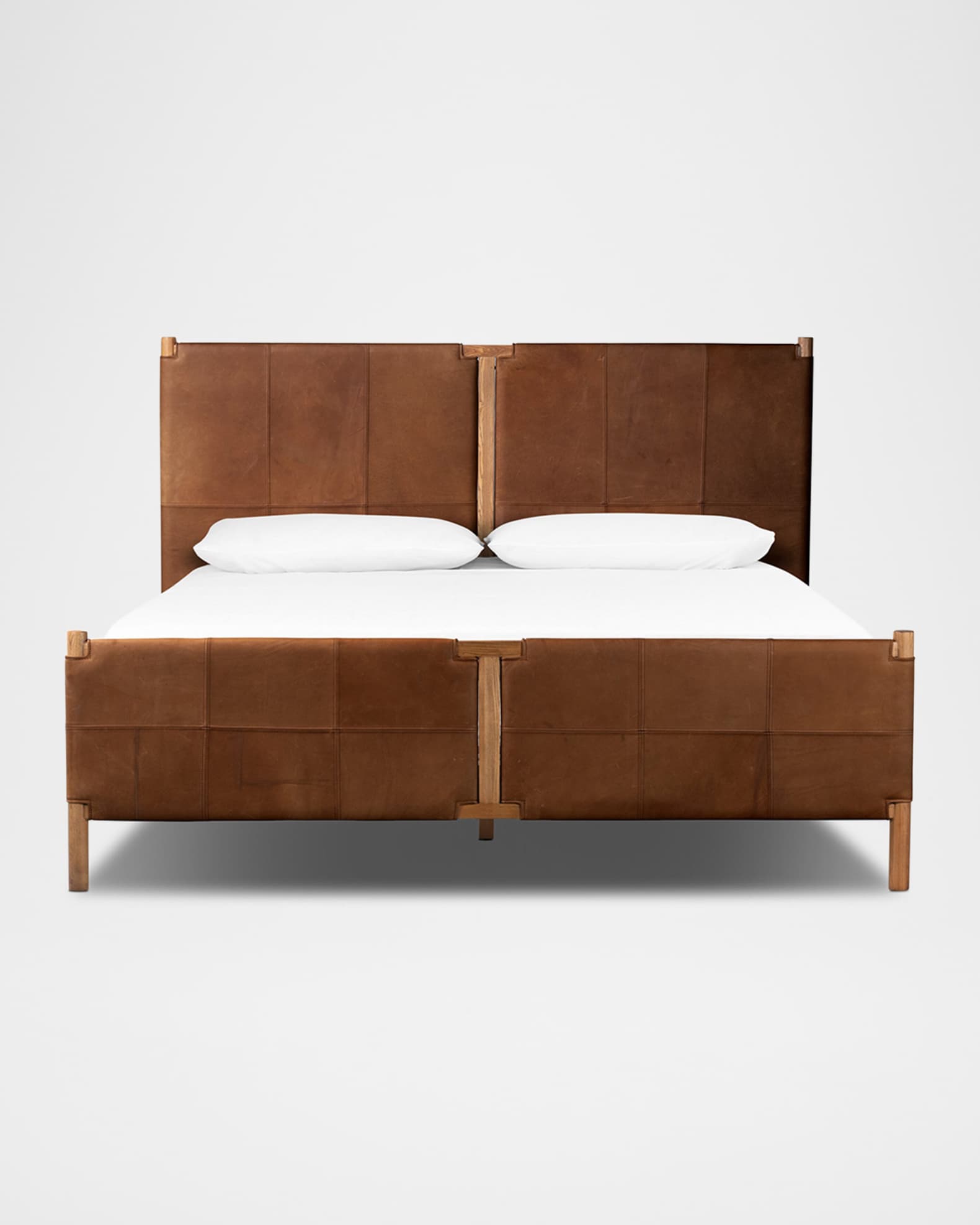 Salado Leather King Bed 0