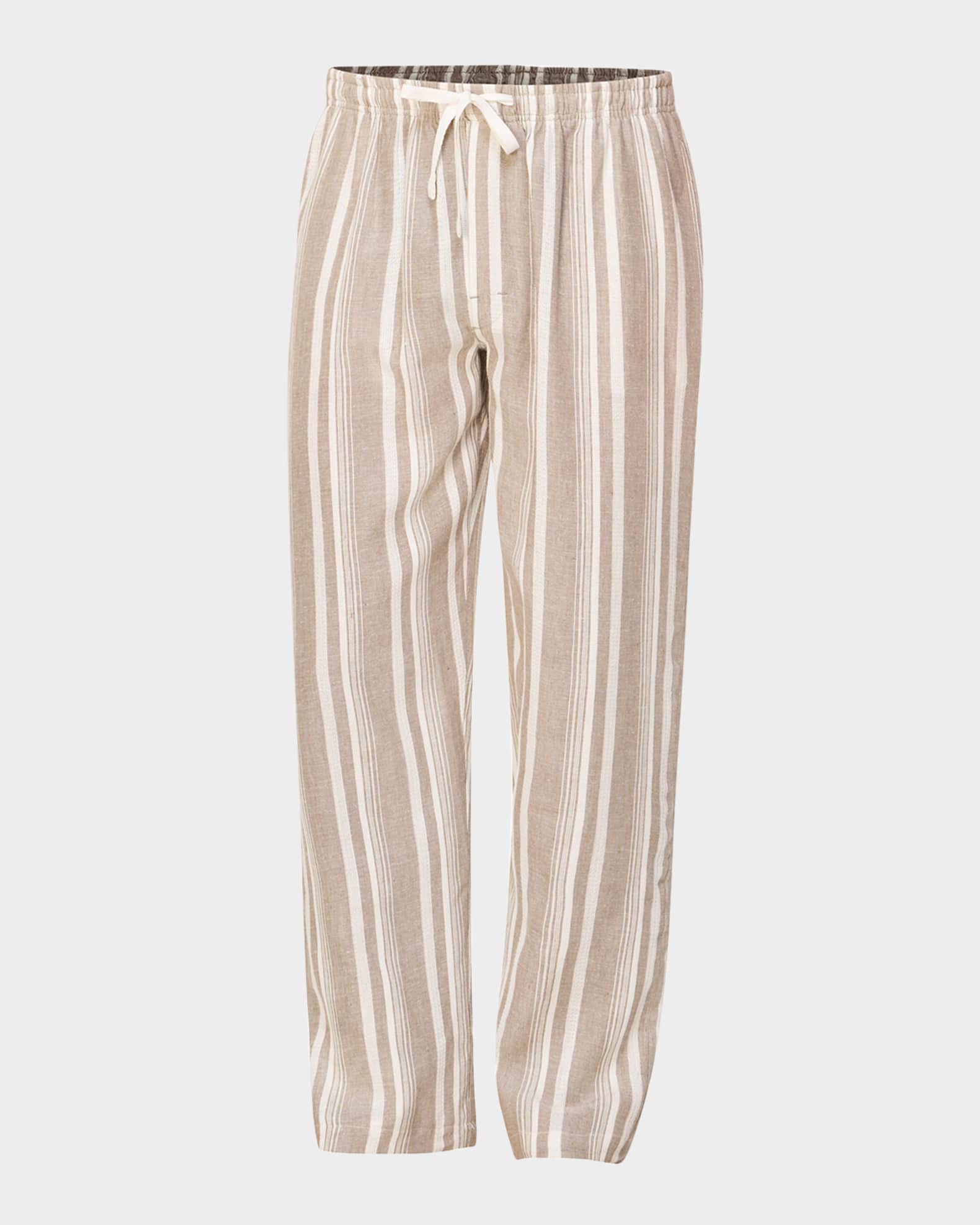 Men's Summer Woven Stripe Lounge Pants 0