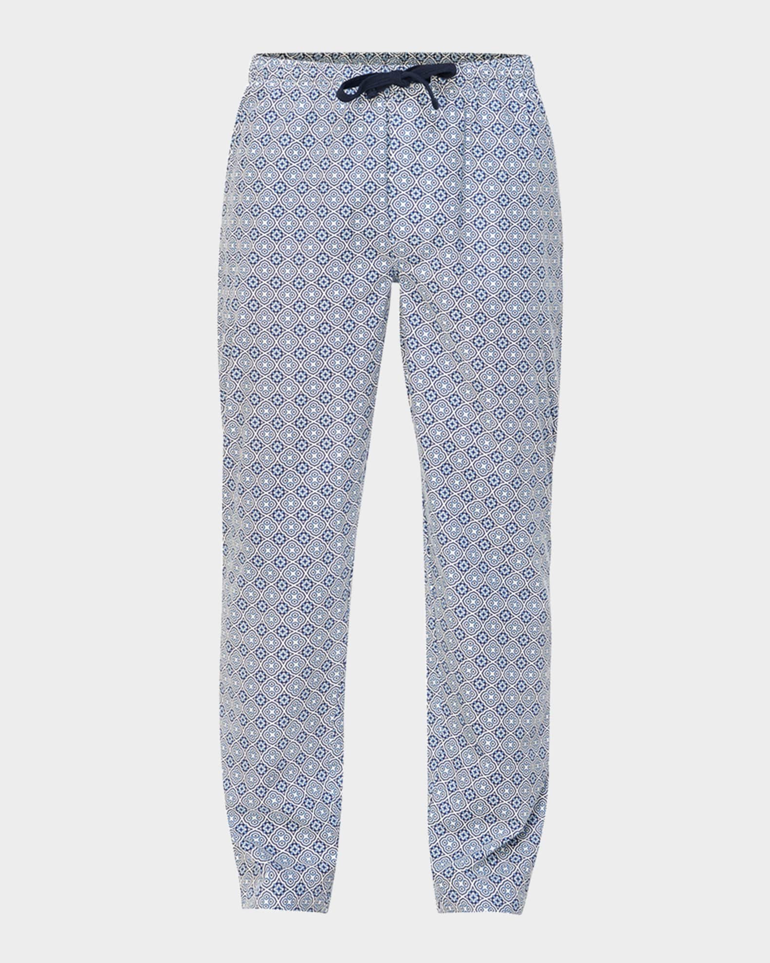Men's Cotton Grecian-Print Lounge Pants 0