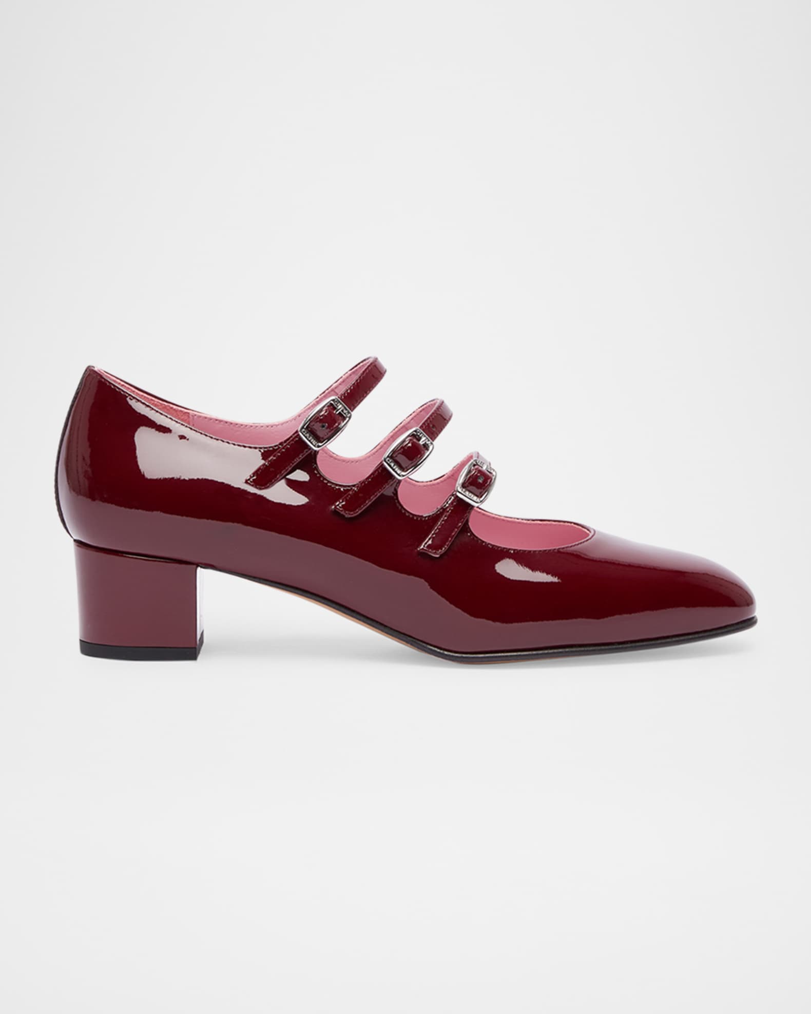 CAREL/カレル キャレル ストラップパンプス KINA 39 CAREL Kina Patent Leather 3-Strap Mary Jane Pumps | Neiman